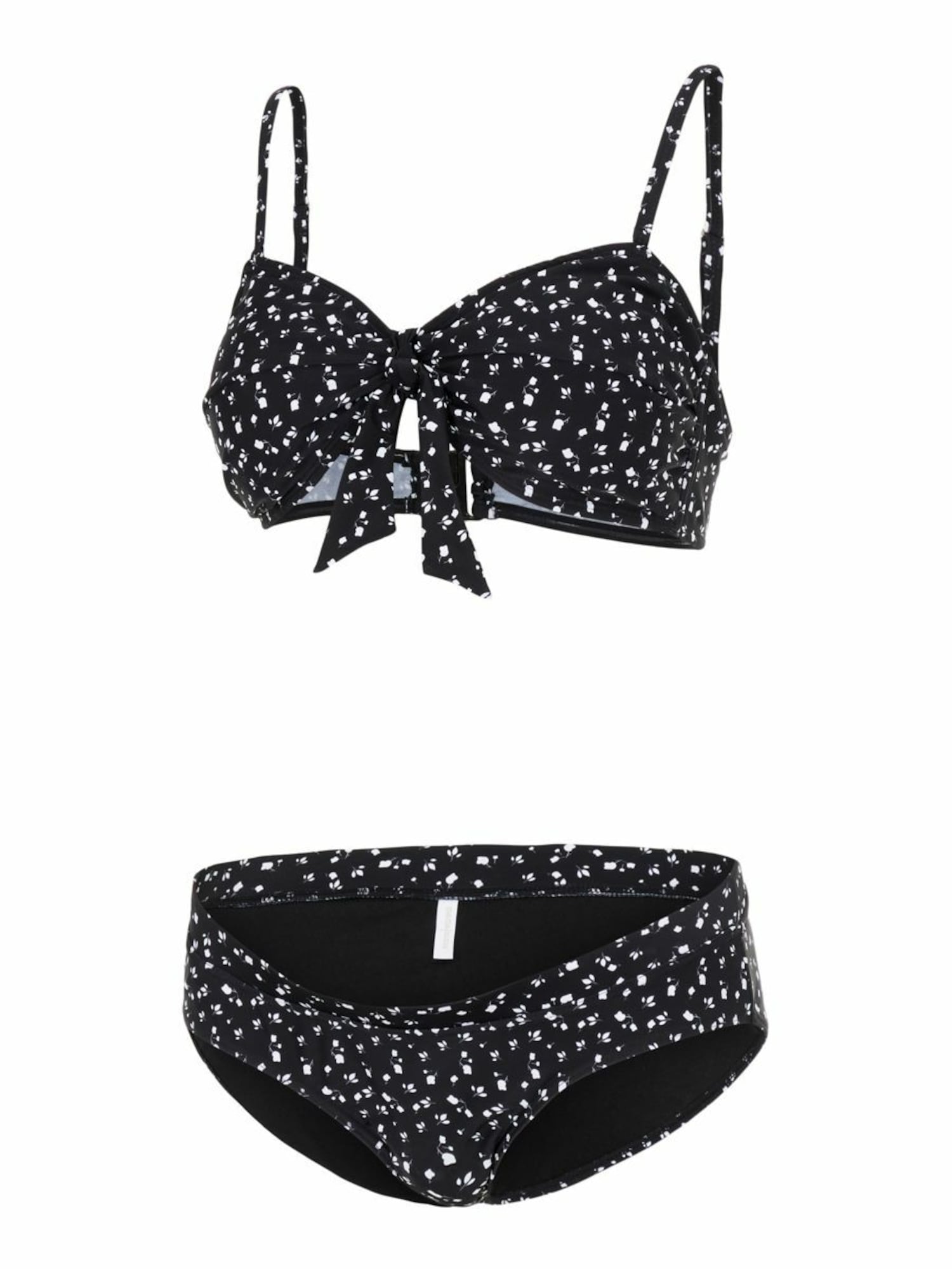 MAMALICIOUS Bikini 'Ofelia'  črna / bela
