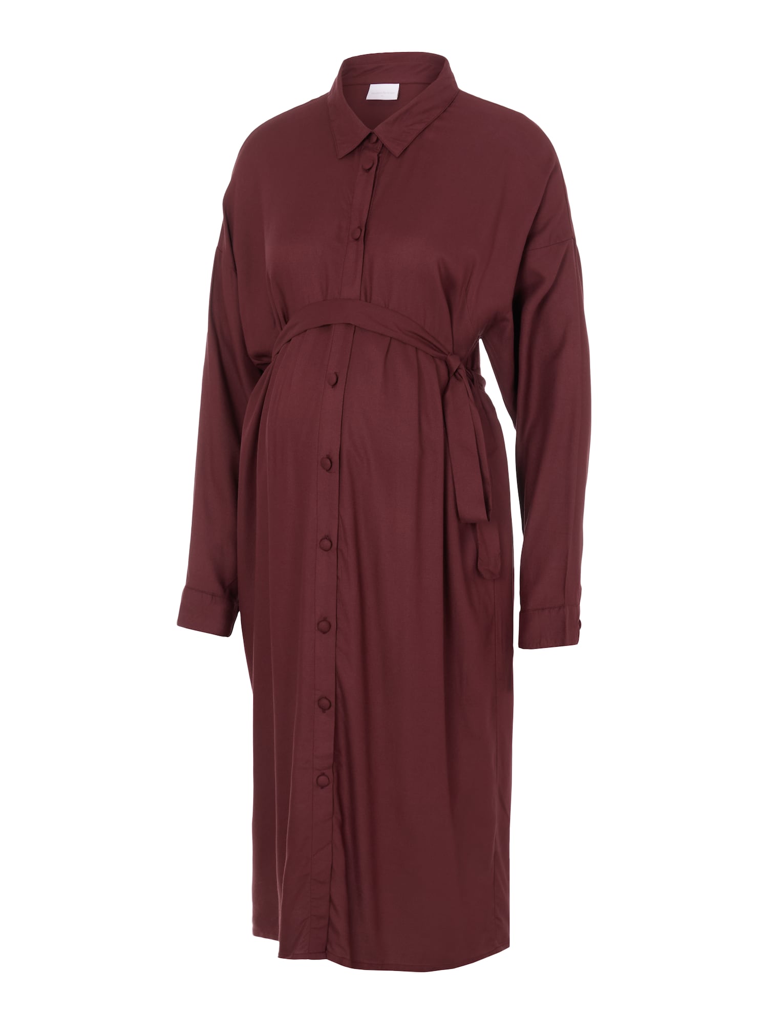 MAMALICIOUS Dolga srajca  bordo / temno rdeča