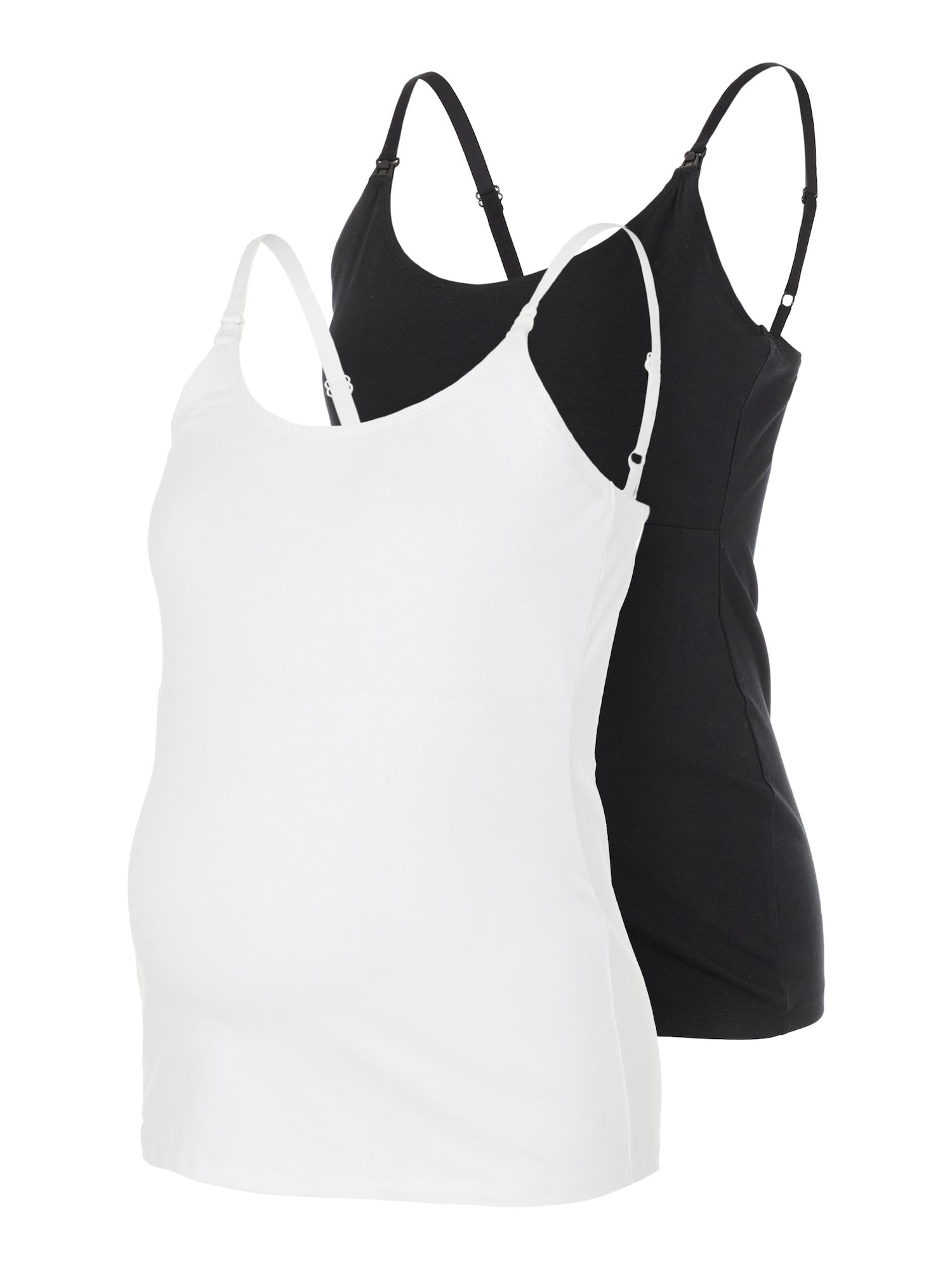 MAMALICIOUS Top 'Kerrie'  črna / bela