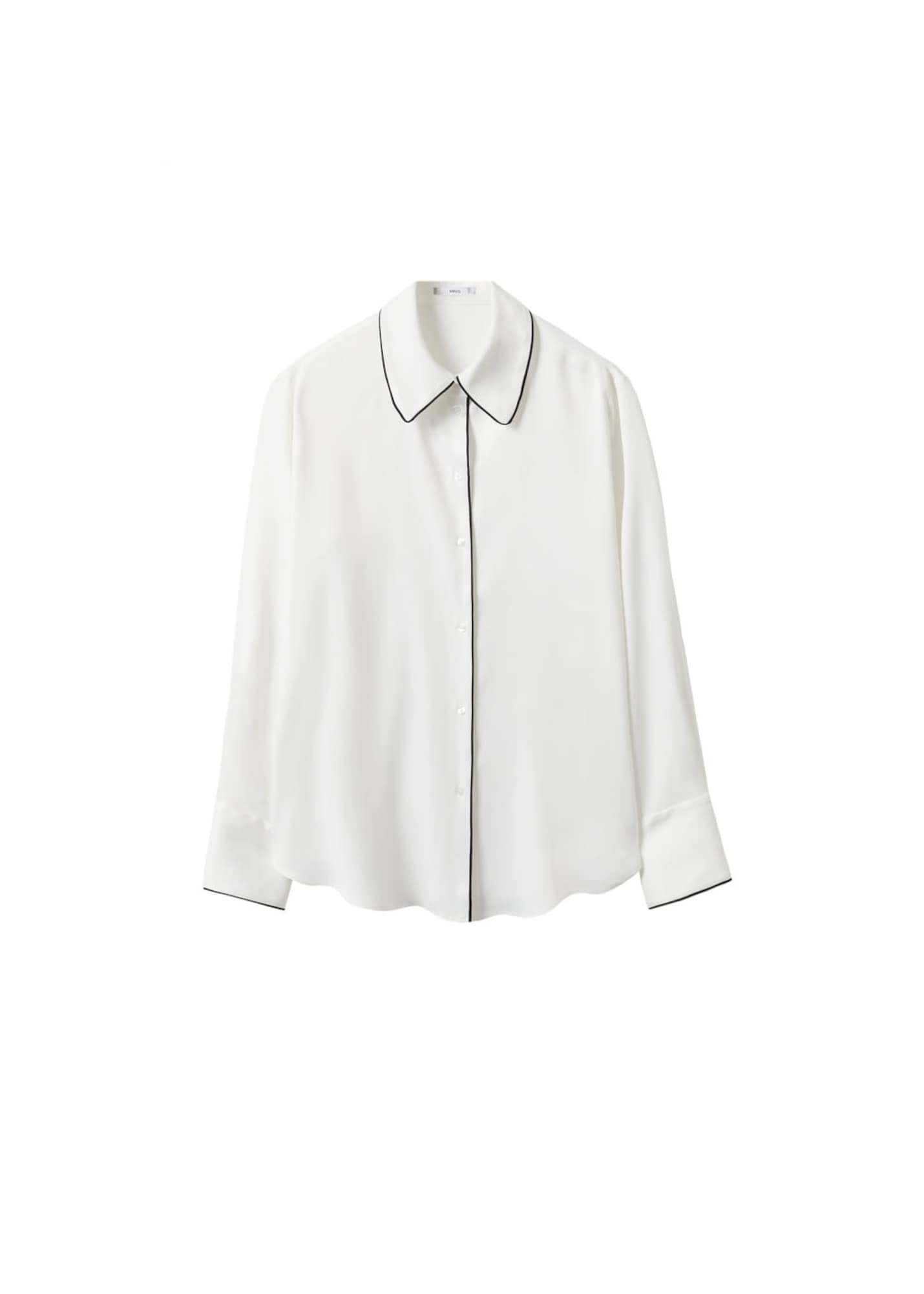MANGO Bluza 'Mikaela'  bež / črna