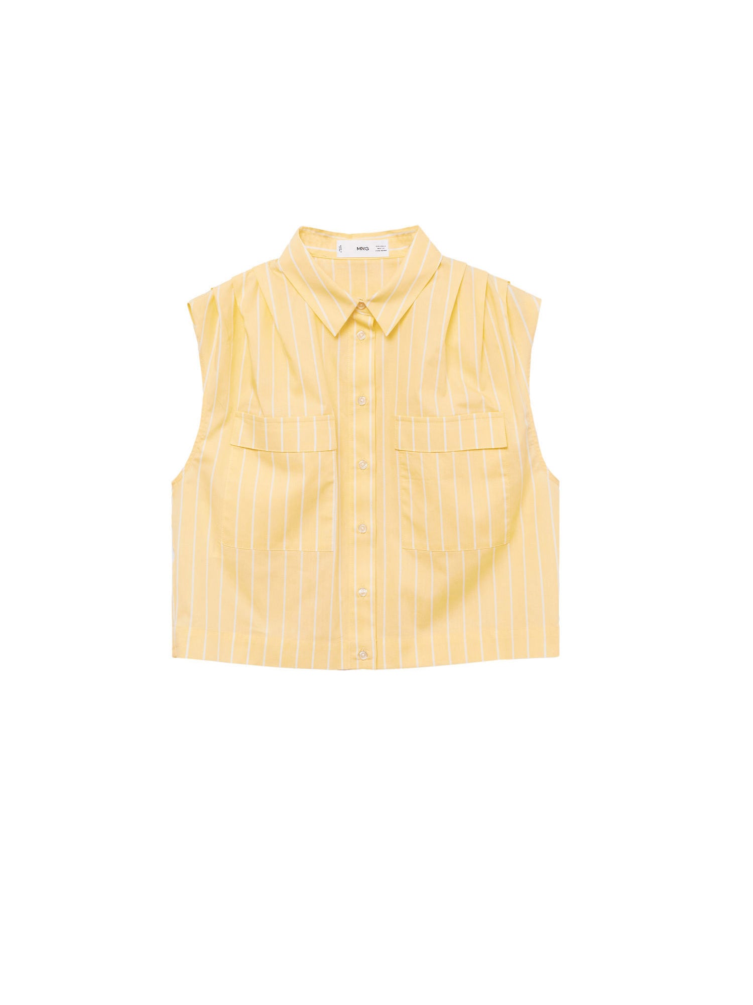 MANGO Bluza 'RITA'  rumena / bela