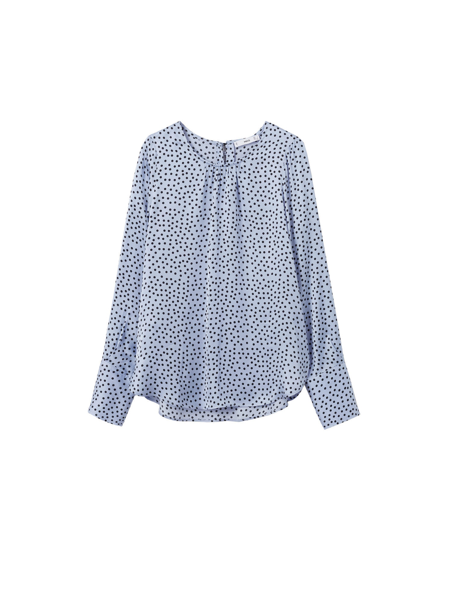 MANGO Bluza 'Tippy'  svetlo modra / črna