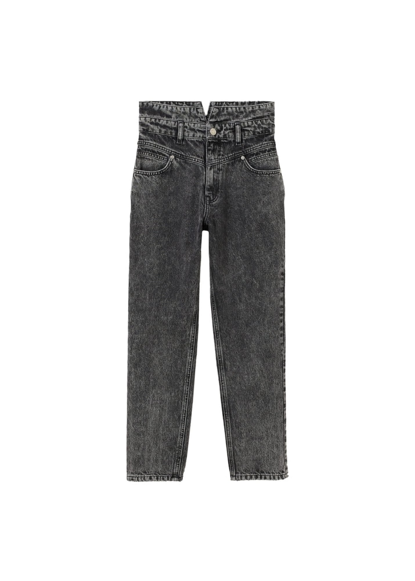 MANGO Kavbojke 'Julia'  siv denim