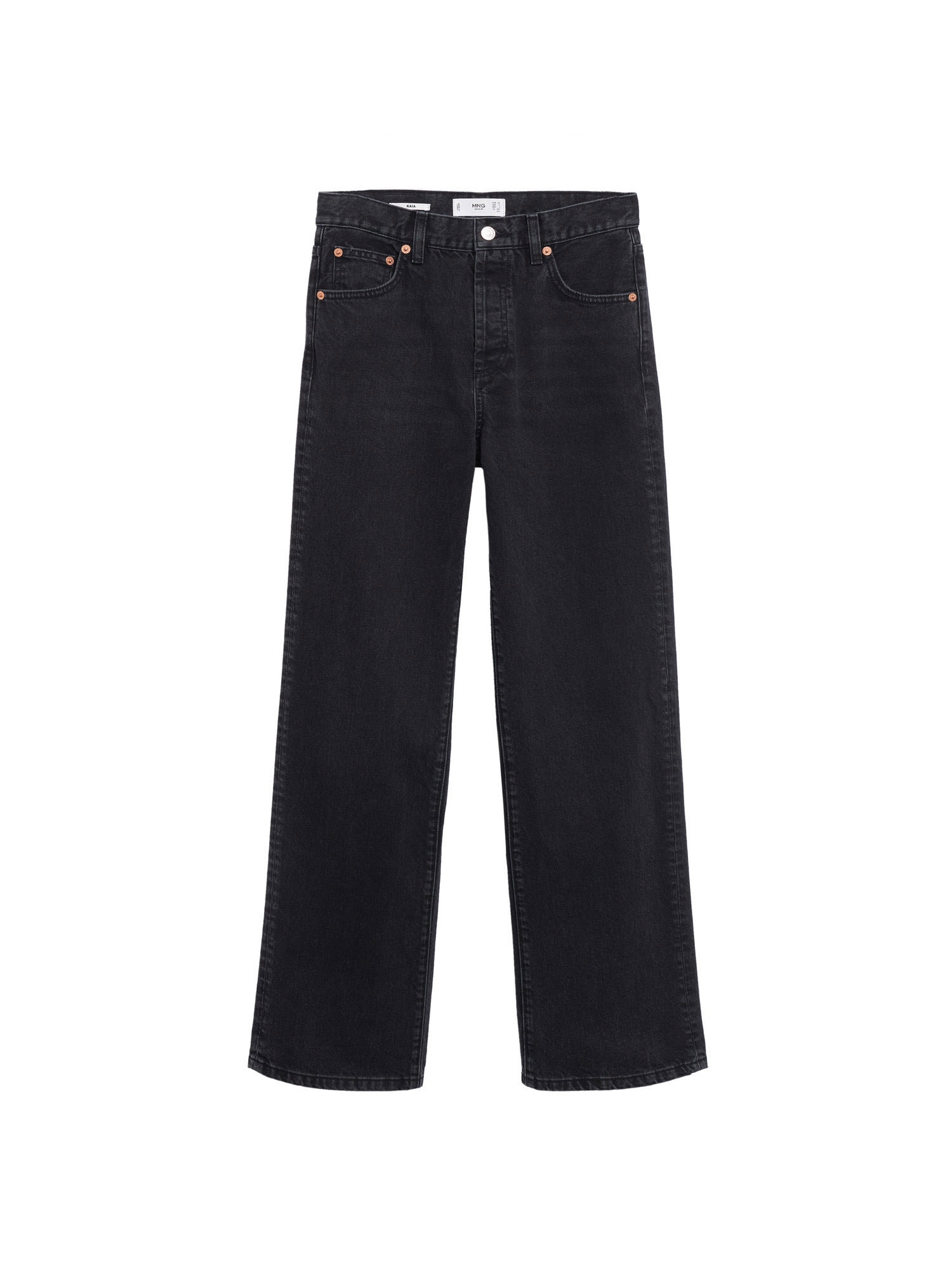 MANGO Kavbojke 'Kaia'  črn denim
