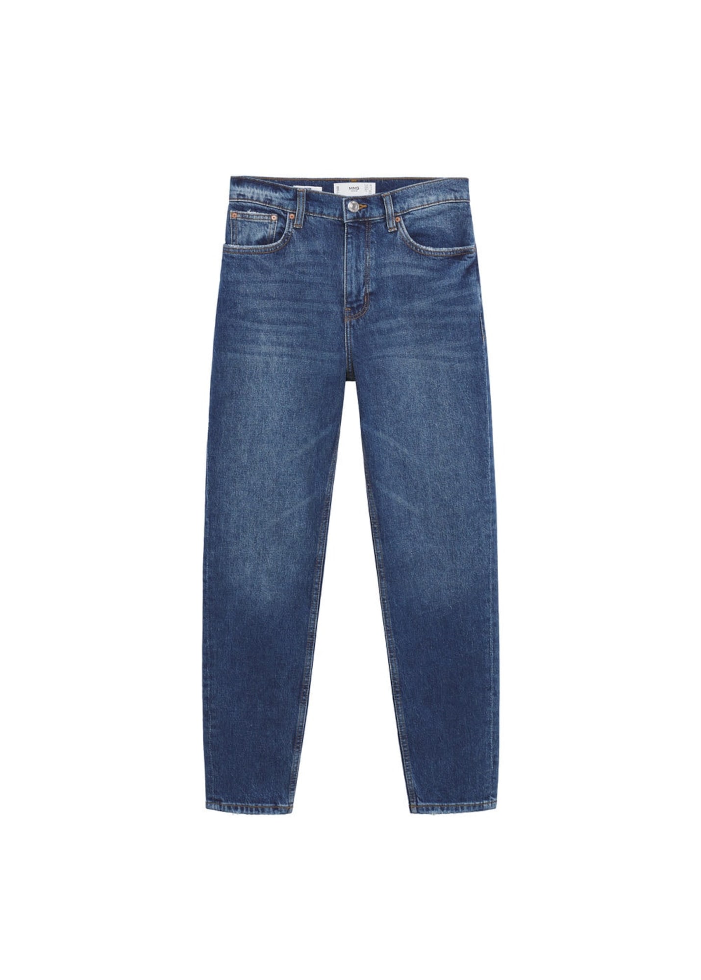 MANGO Kavbojke 'Newmom'  moder denim