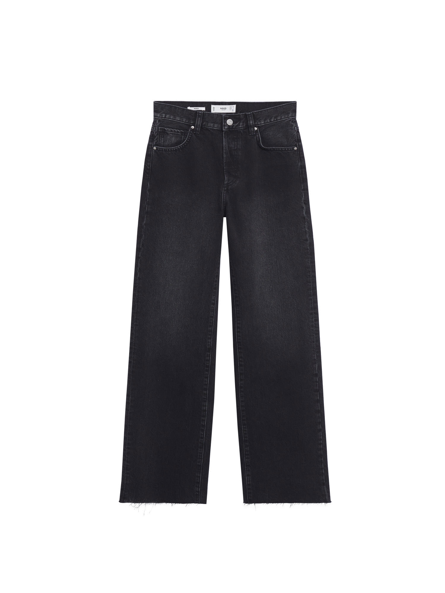 MANGO Kavbojke 'Nora'  črn denim