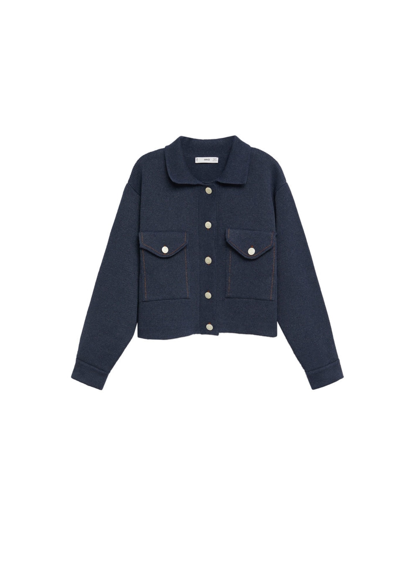 MANGO Prehodna jakna 'work'  modra