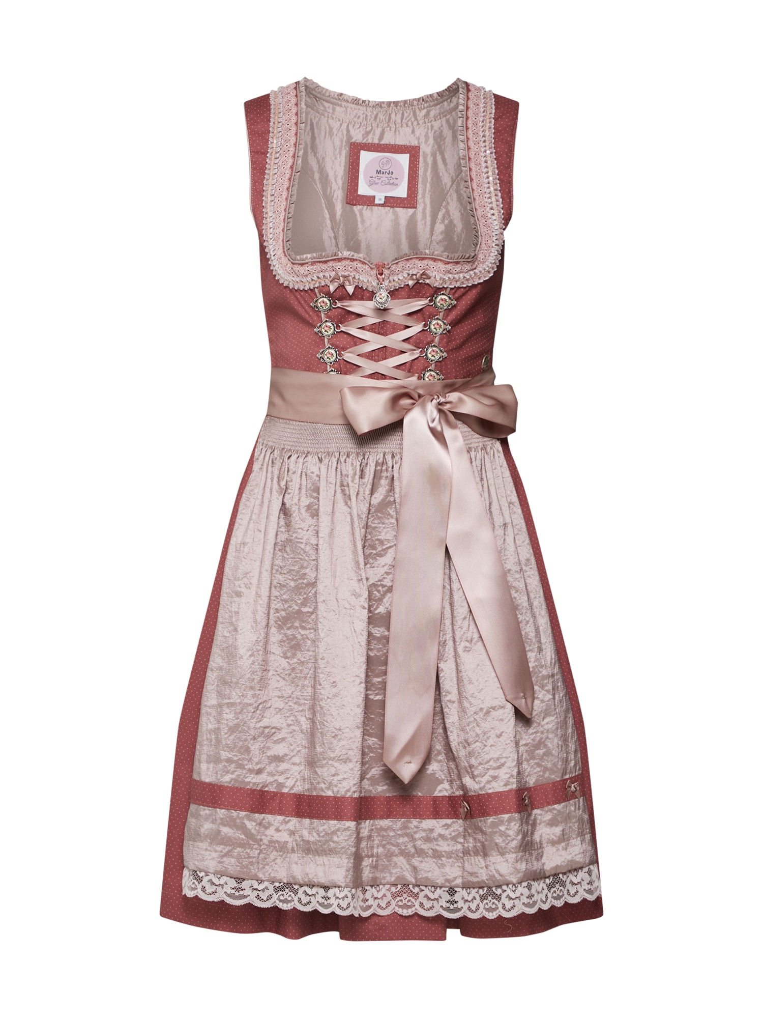 MARJO Dirndl 'Naden 58'  staro roza