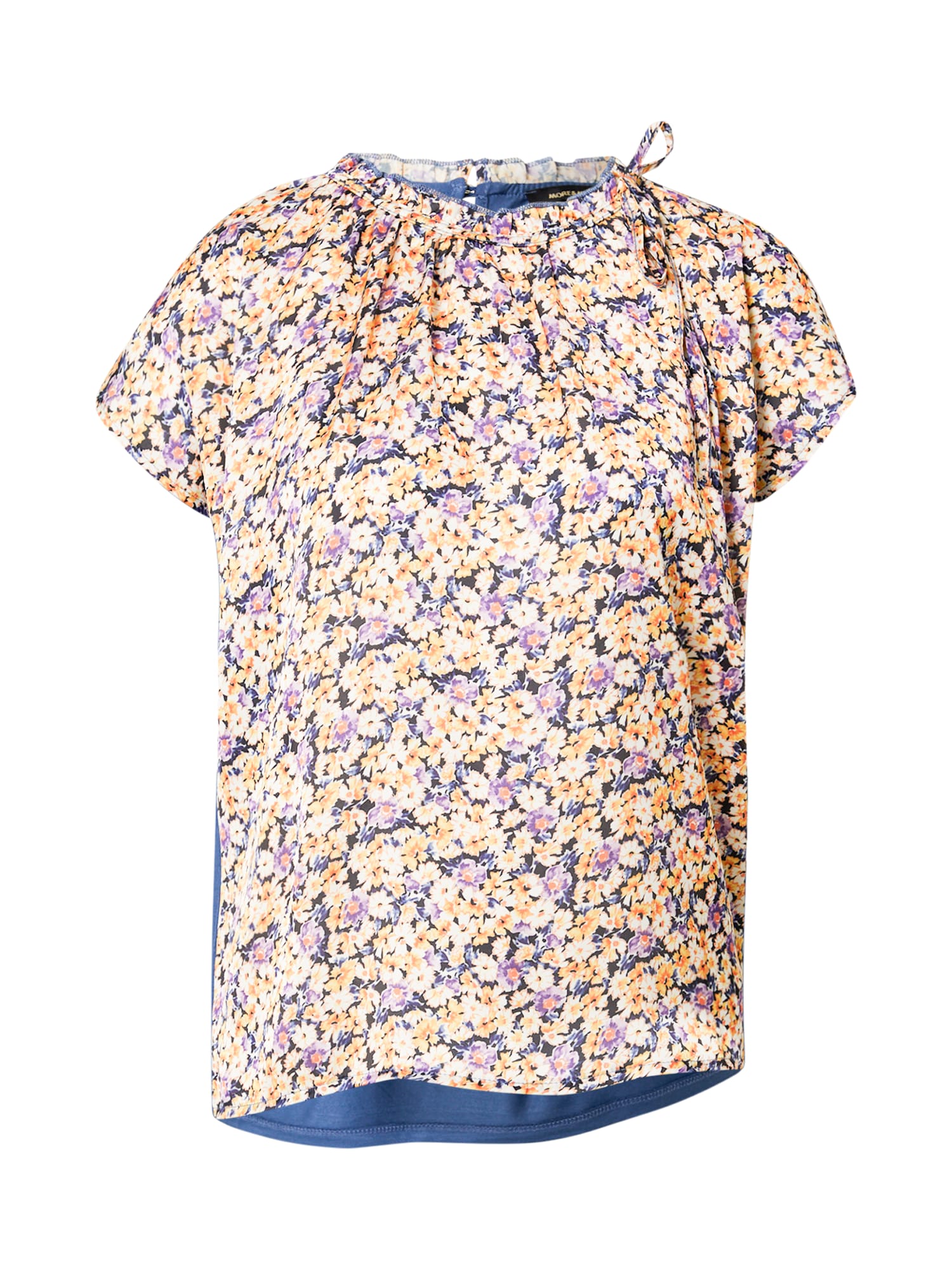 MORE & MORE Bluza  mornarska / svetlo lila / oranžna