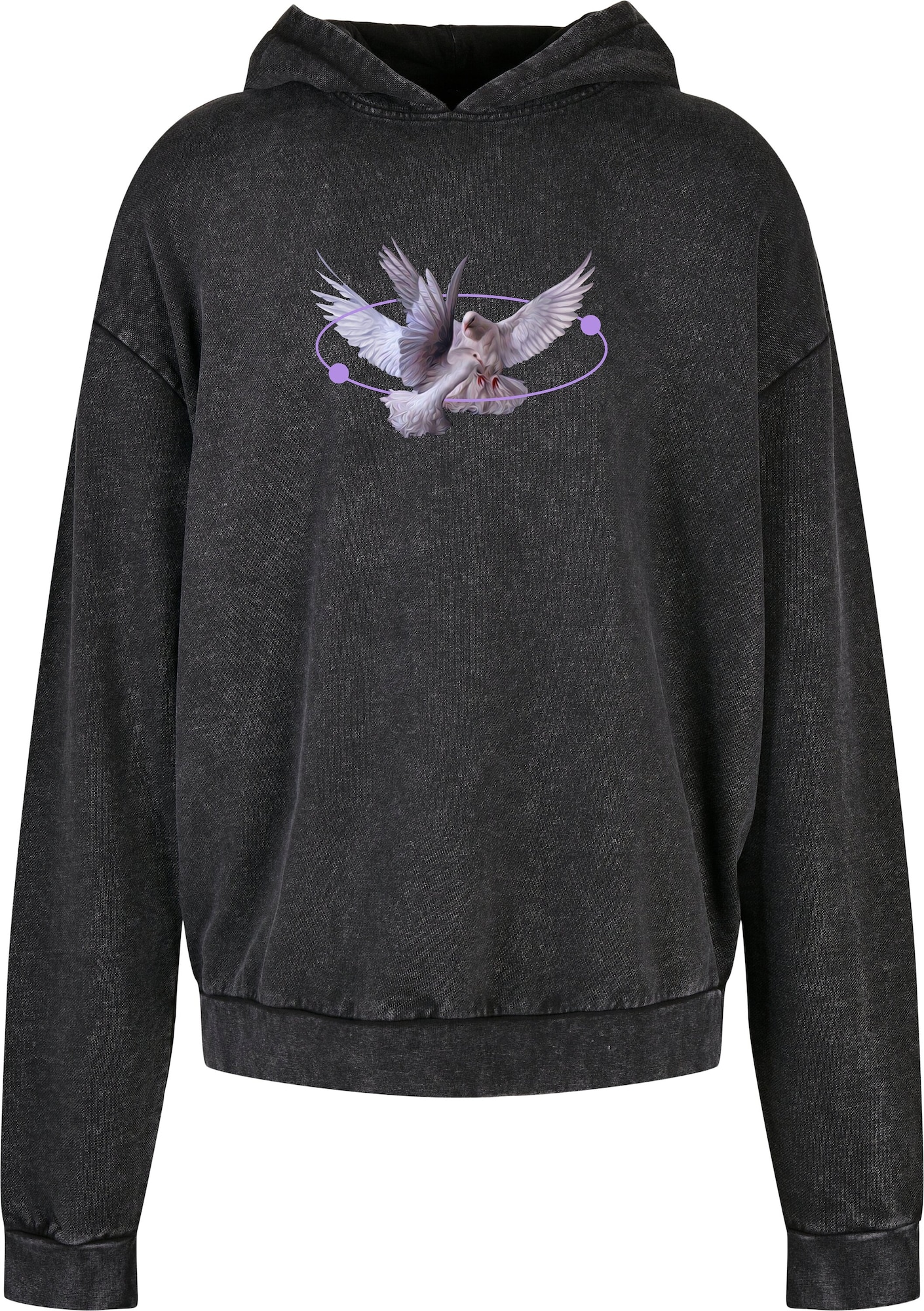 MT Upscale Majica 'Vive la Liberte'  majnica / črna / bela