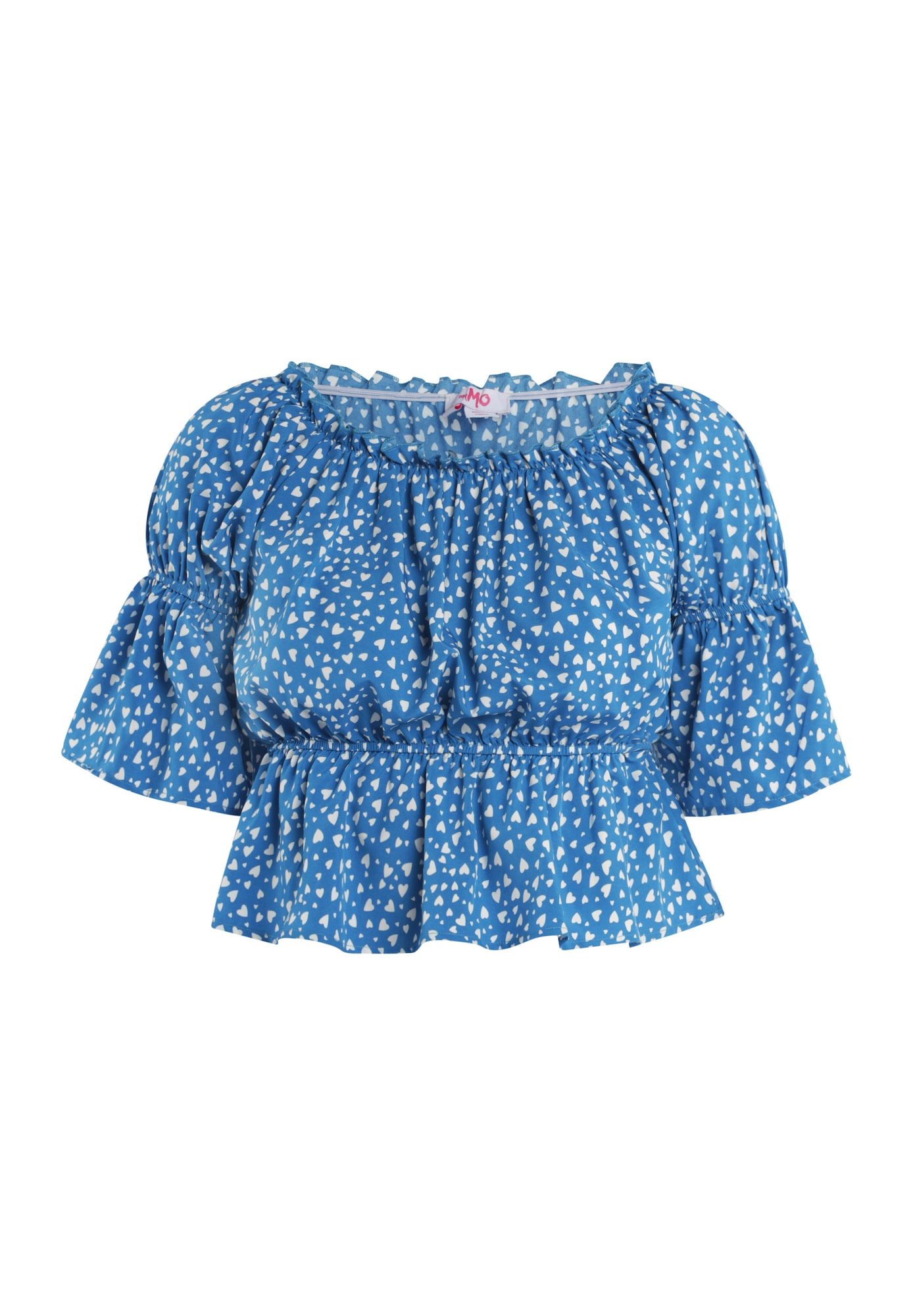 MYMO Bluza  modra / bela