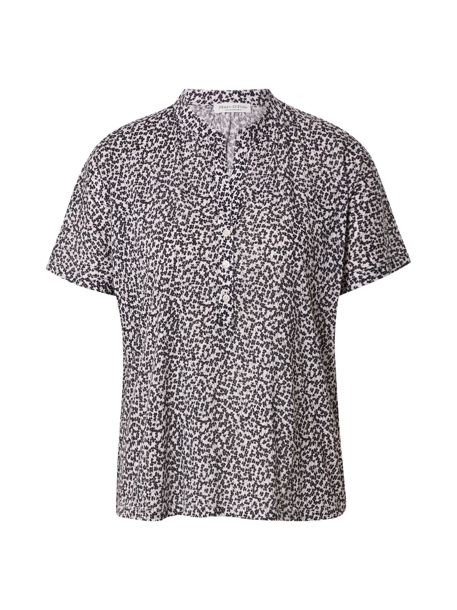 Marc O'Polo Bluza  črna / bela