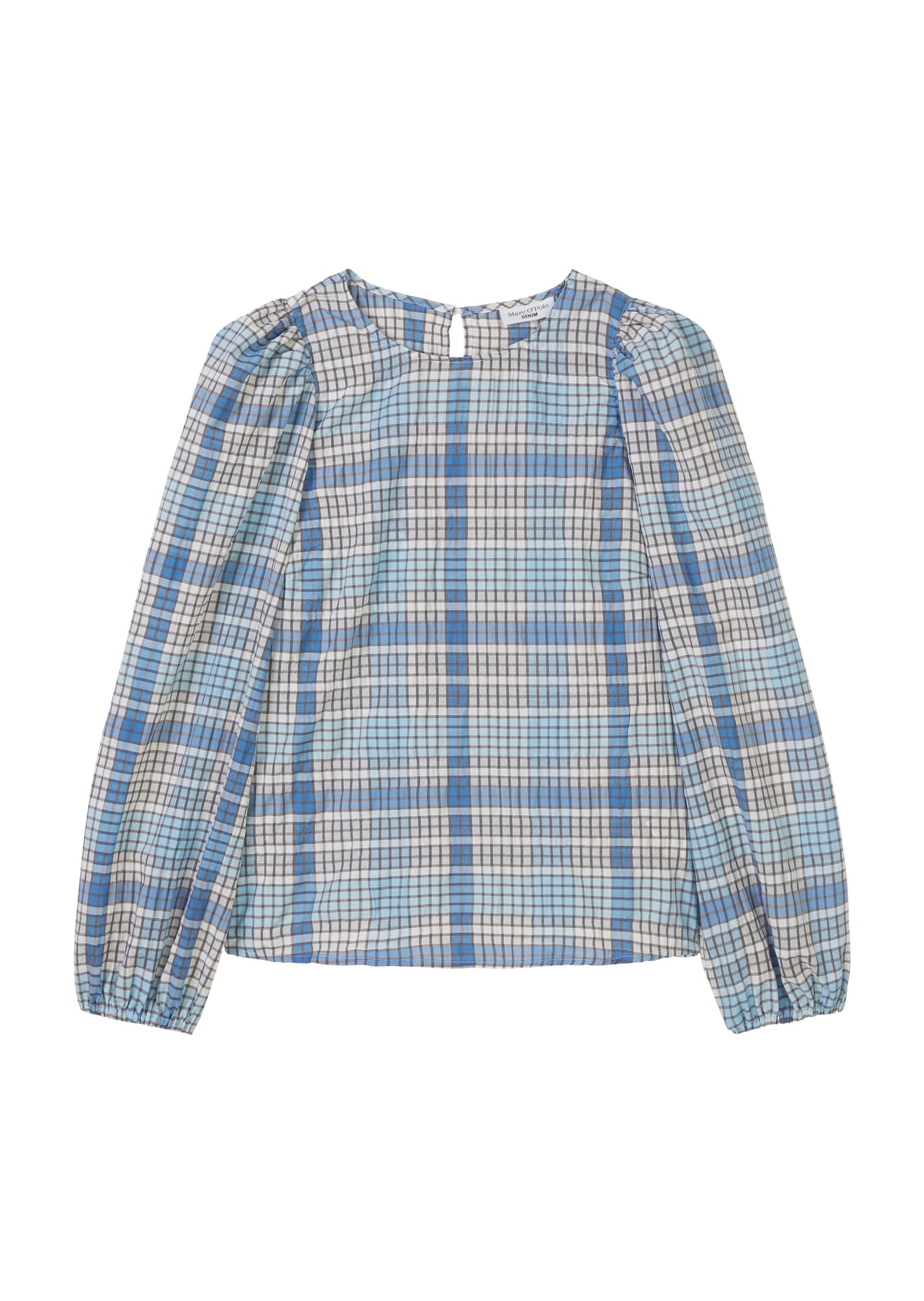 Marc O'Polo DENIM Bluza  svetlo modra / mešane barve