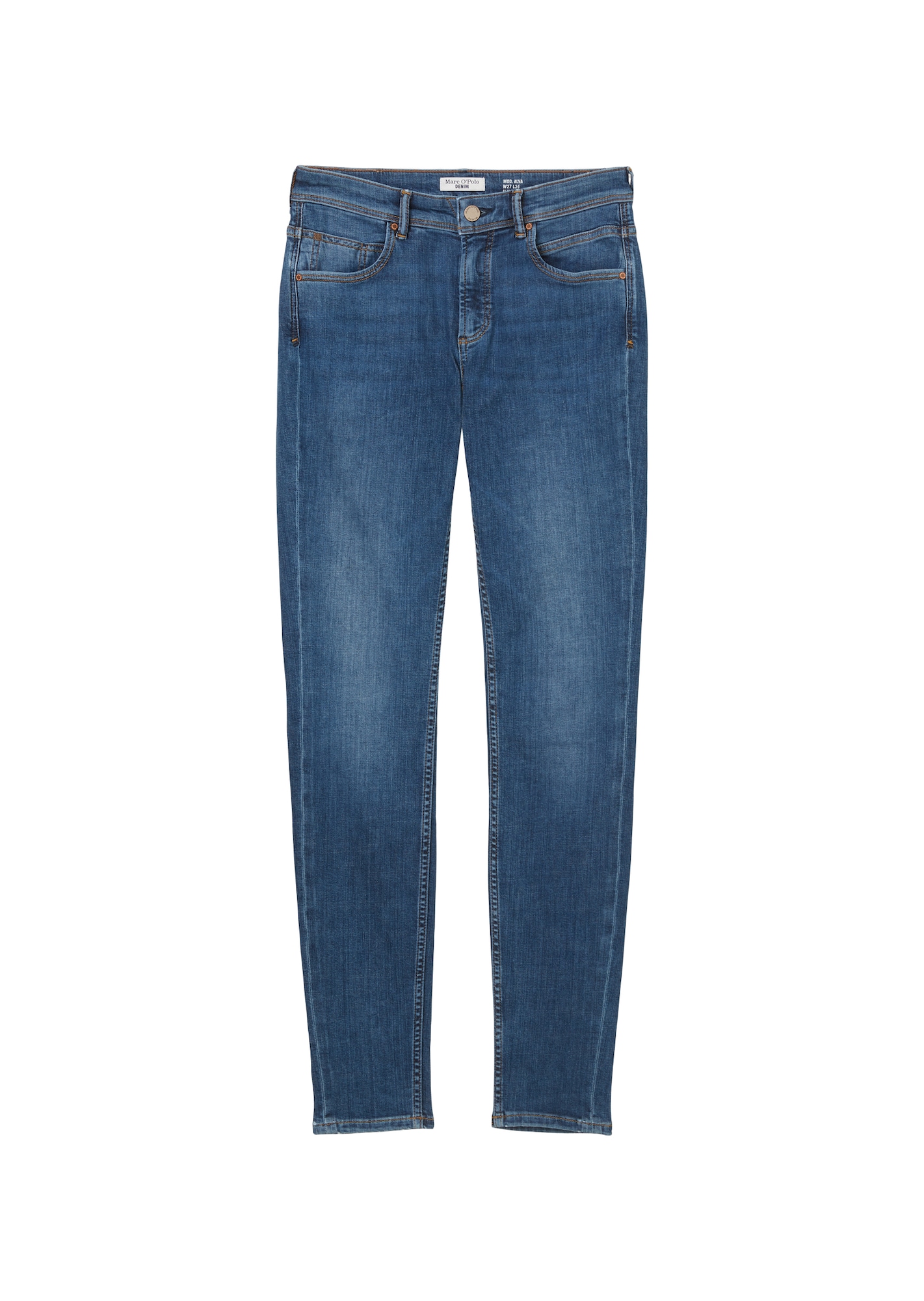 Marc O'Polo DENIM Kavbojke 'ALVA'  modra / rjava / bela