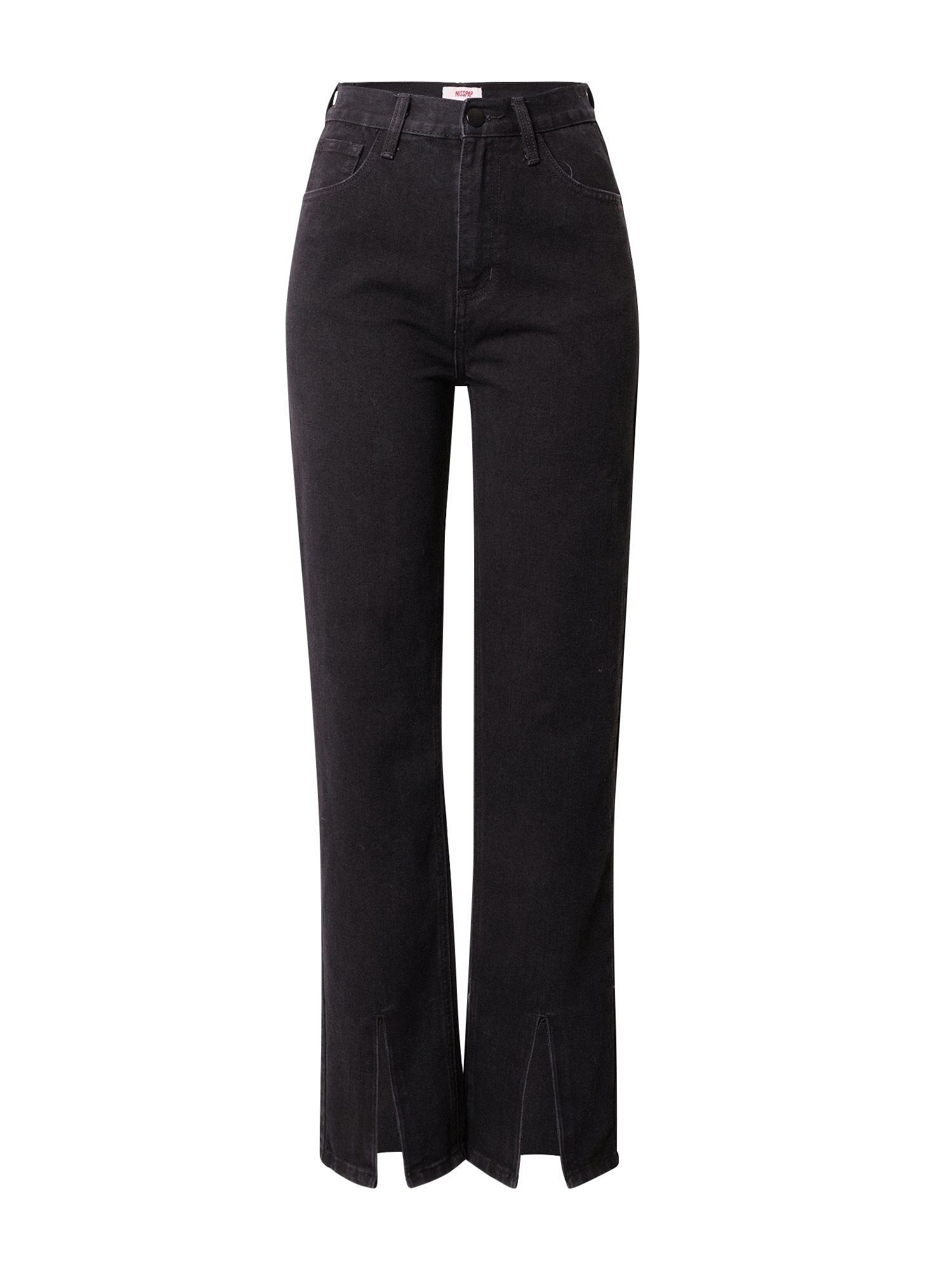 Misspap Kavbojke  črn denim