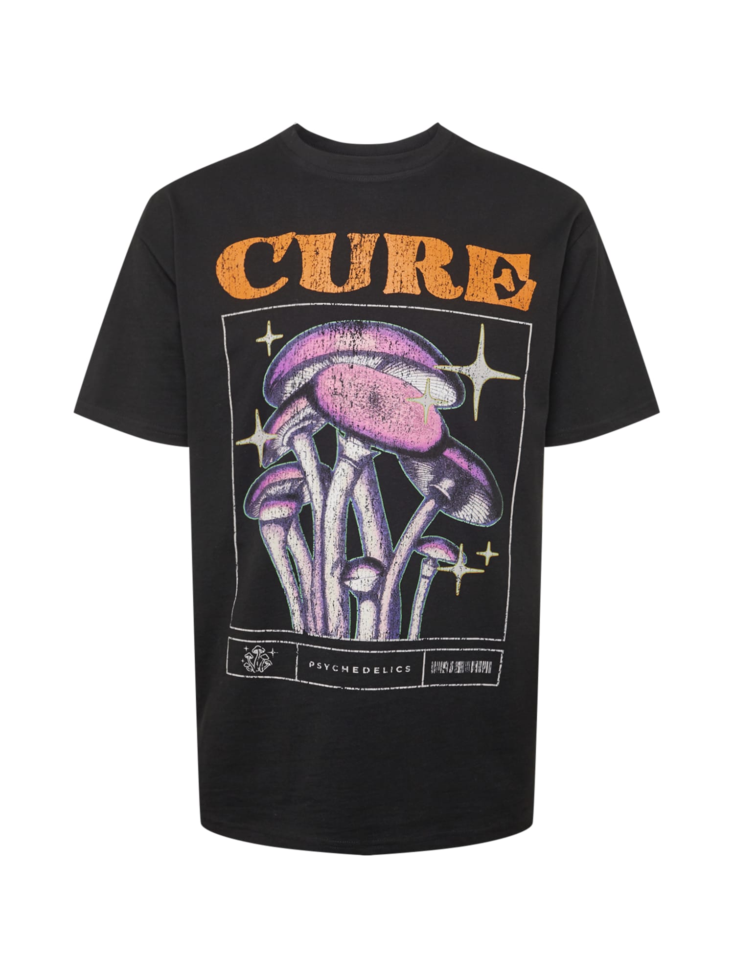Mister Tee Majica 'Cure'  lila / črna / bela