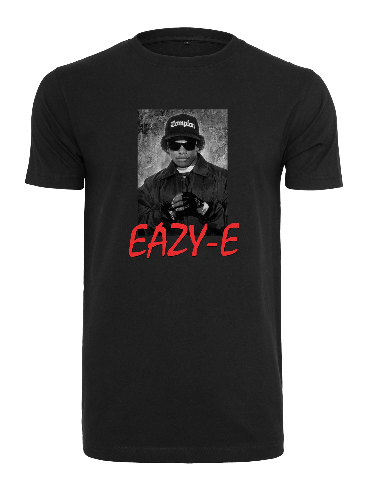Mister Tee Majica 'Eazy E'  siva / rdeča / črna / bela