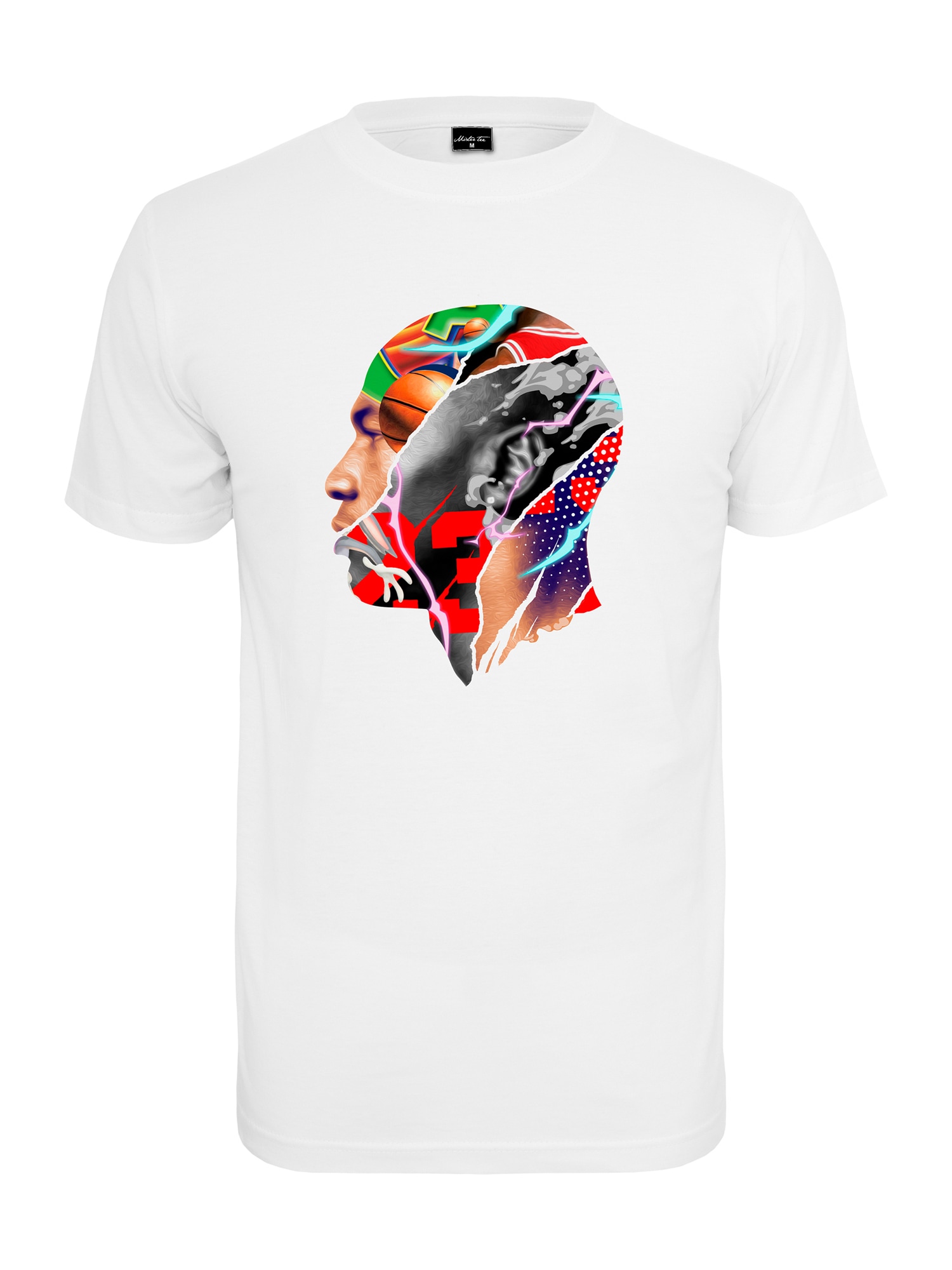 Mister Tee Majica 'Legend Head'  modra / antracit / zelena / rdeča / bela