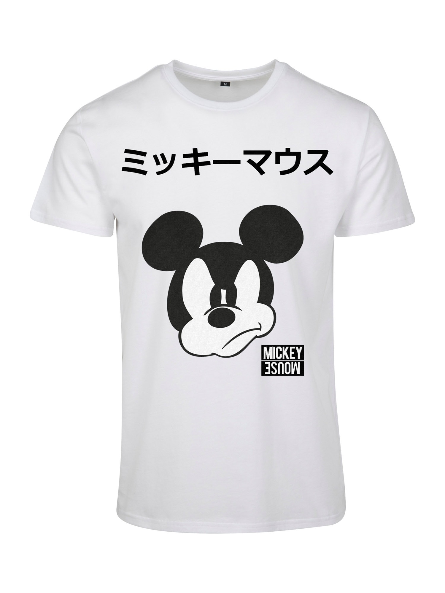 Mister Tee Majica 'Mickey Japanese'  črna / bela