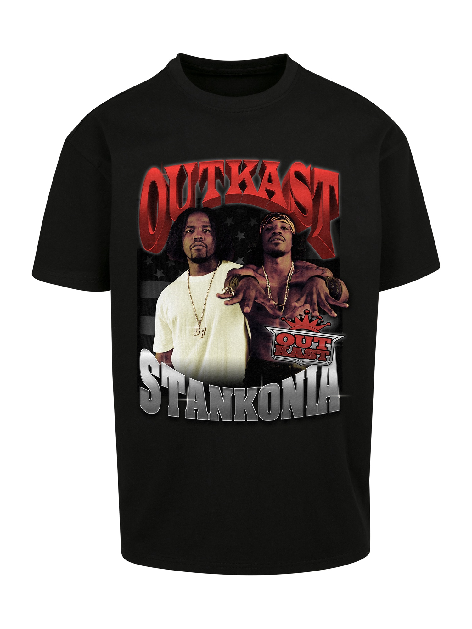 Mister Tee Majica 'Outkast Stankonia'  mešane barve / črna
