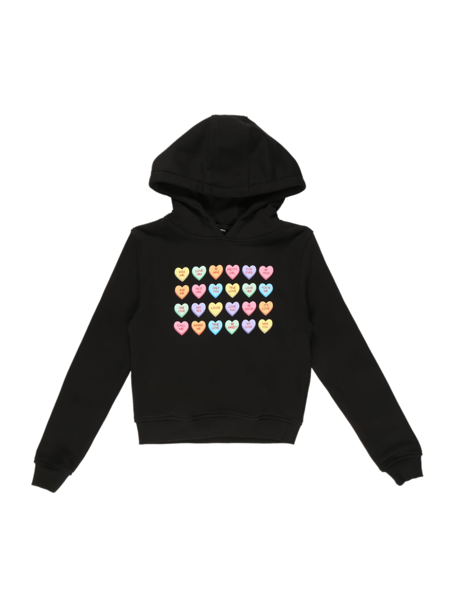 Mister Tee Majica 'Sweet Heart Candy'  mešane barve / črna