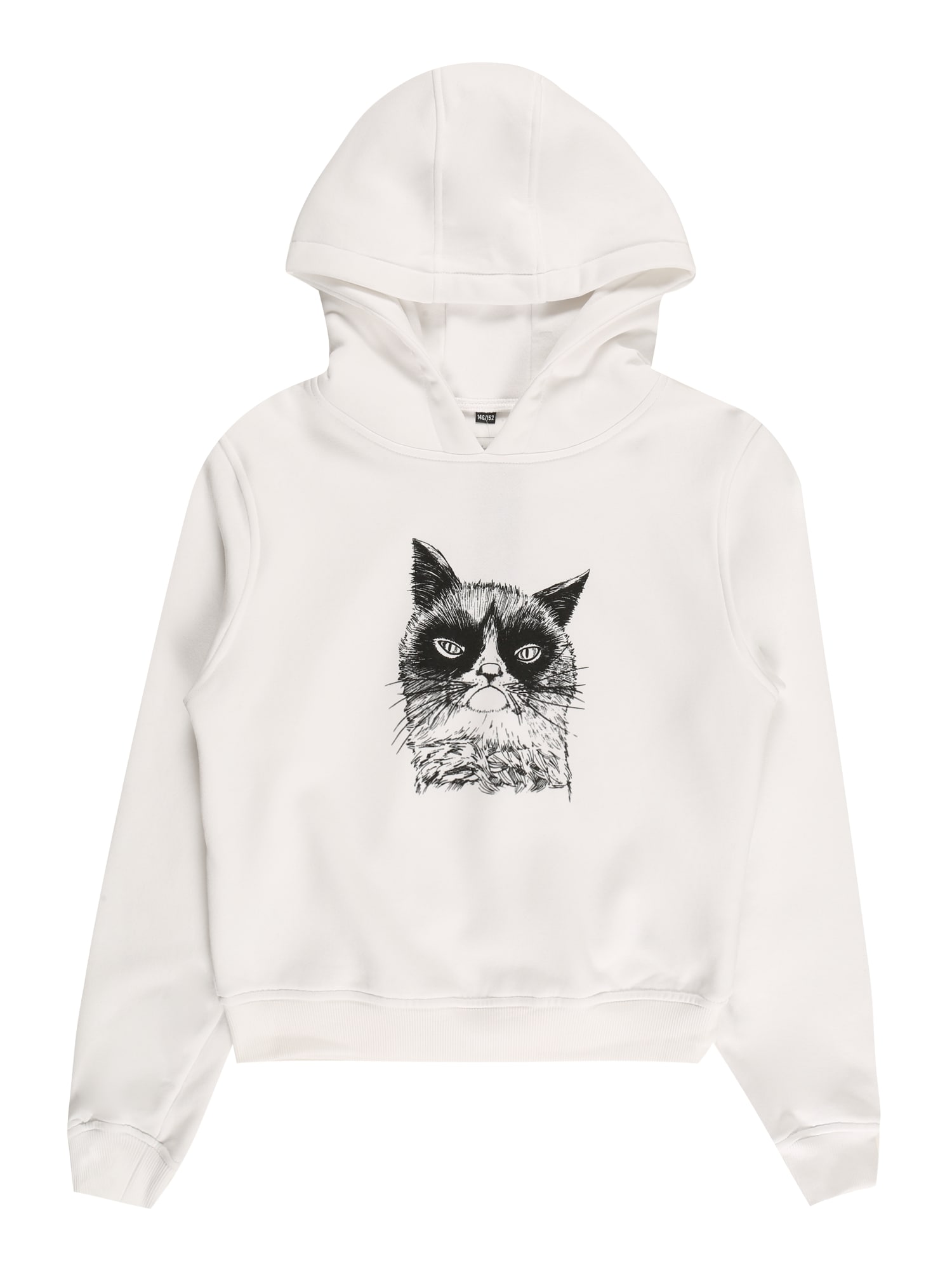 Mister Tee Majica 'Unhappy Cat'  črna / bela