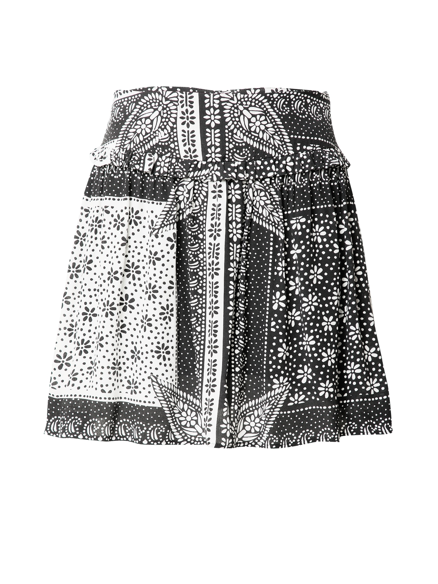 NAF NAF Krilo 'BANDANA'  črna / bela