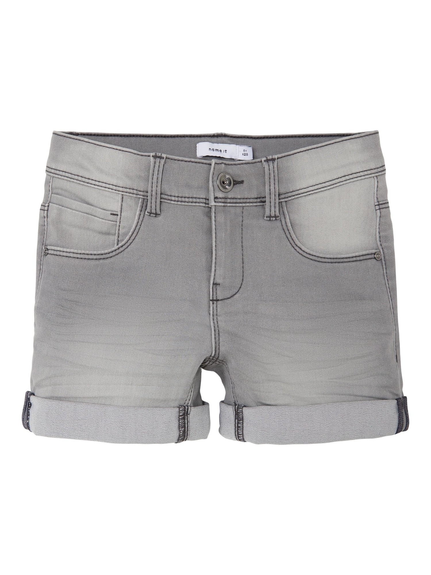 NAME IT Kavbojke 'Salli'  siv denim