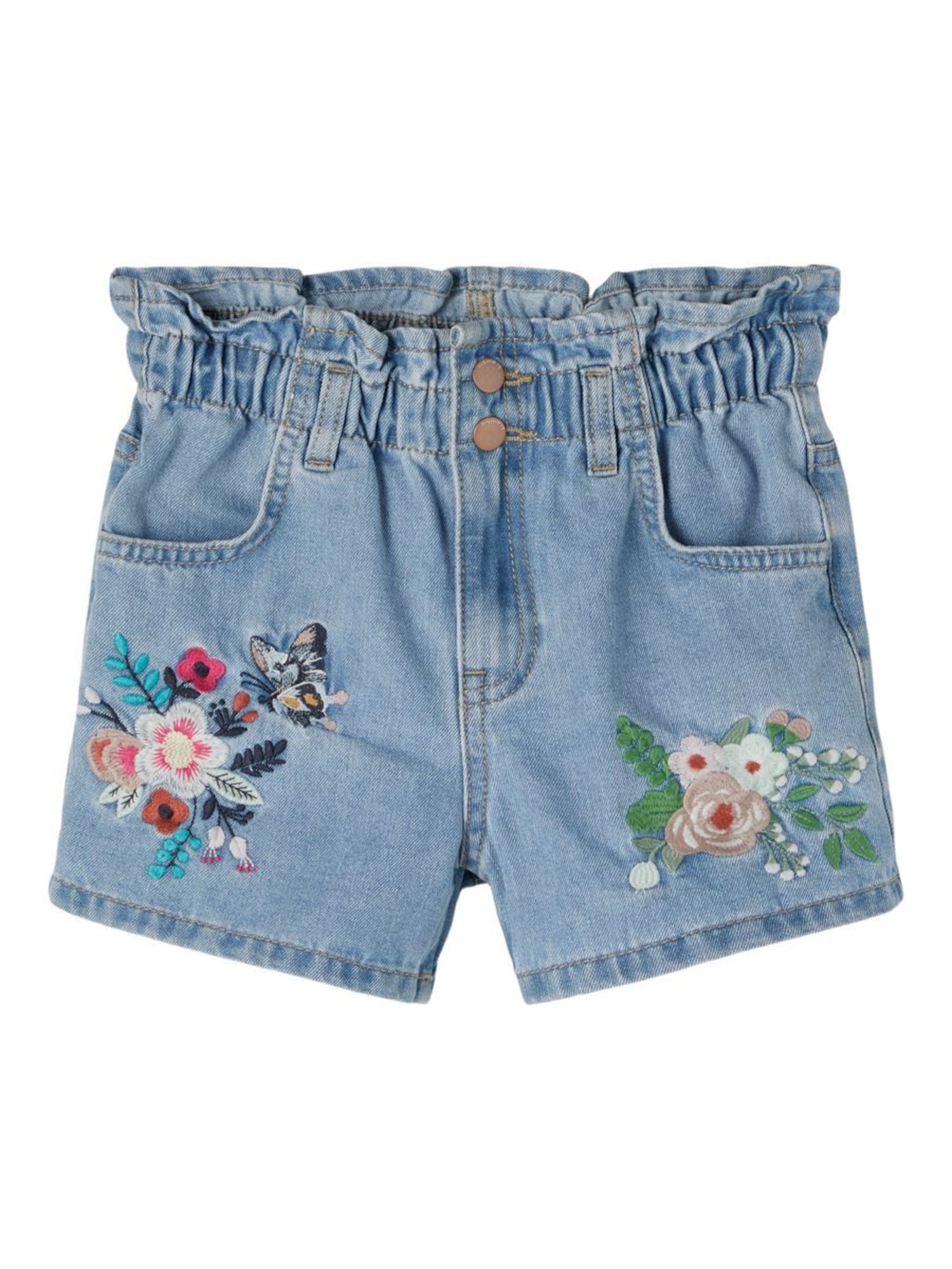 NAME IT Kavbojke  cijansko modra / moder denim / zelena / roza / off-bela