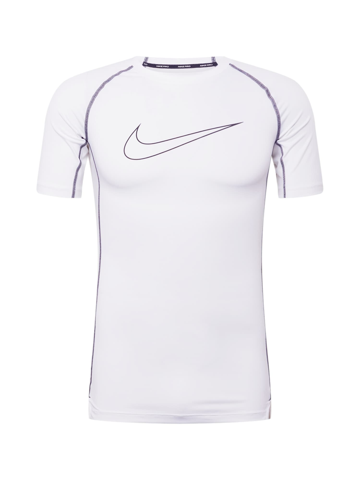 NIKE Funkcionalna majica  črna / bela