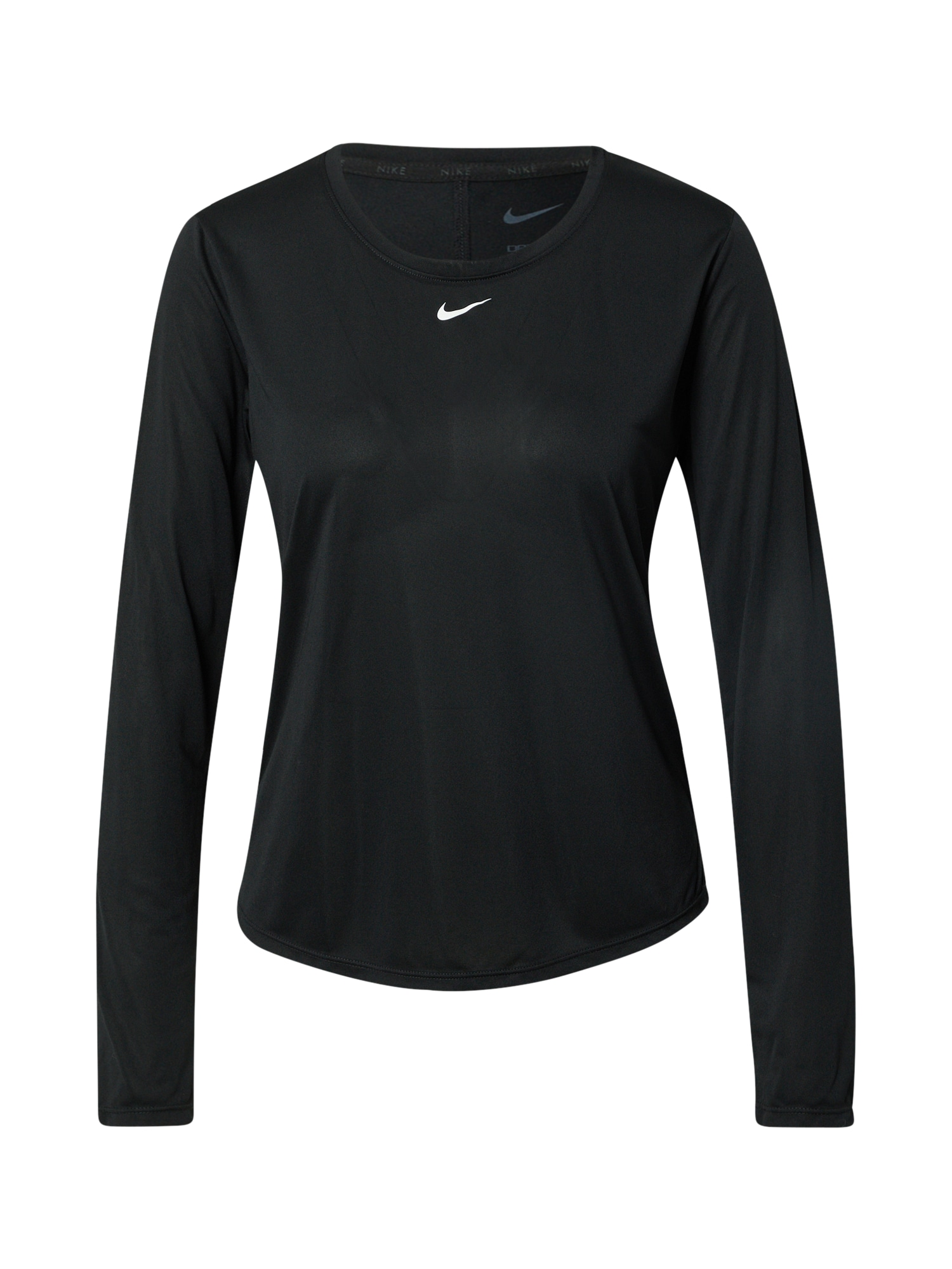 NIKE Funkcionalna majica  črna / bela