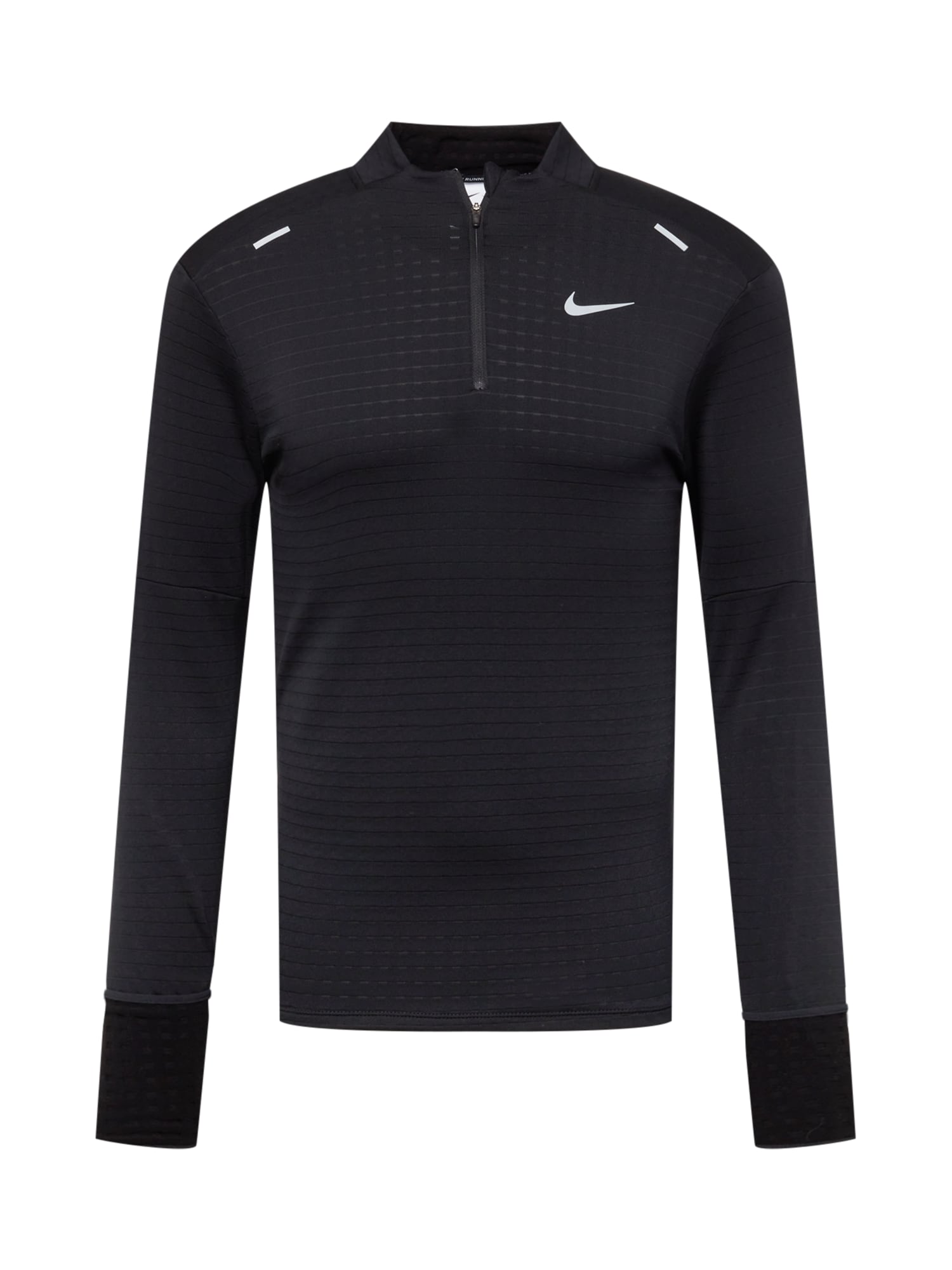 NIKE Funkcionalna majica  črna / bela