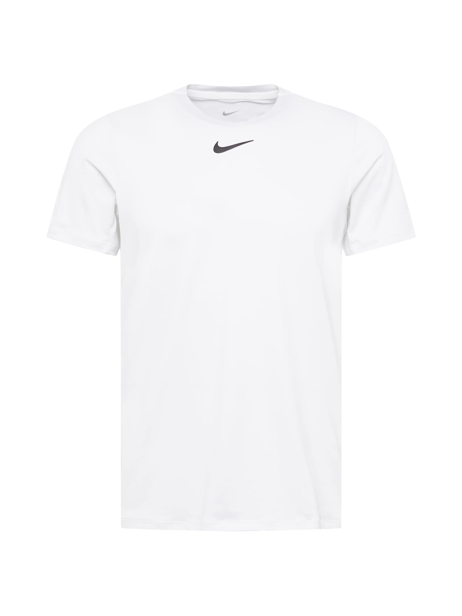 NIKE Funkcionalna majica  črna / bela
