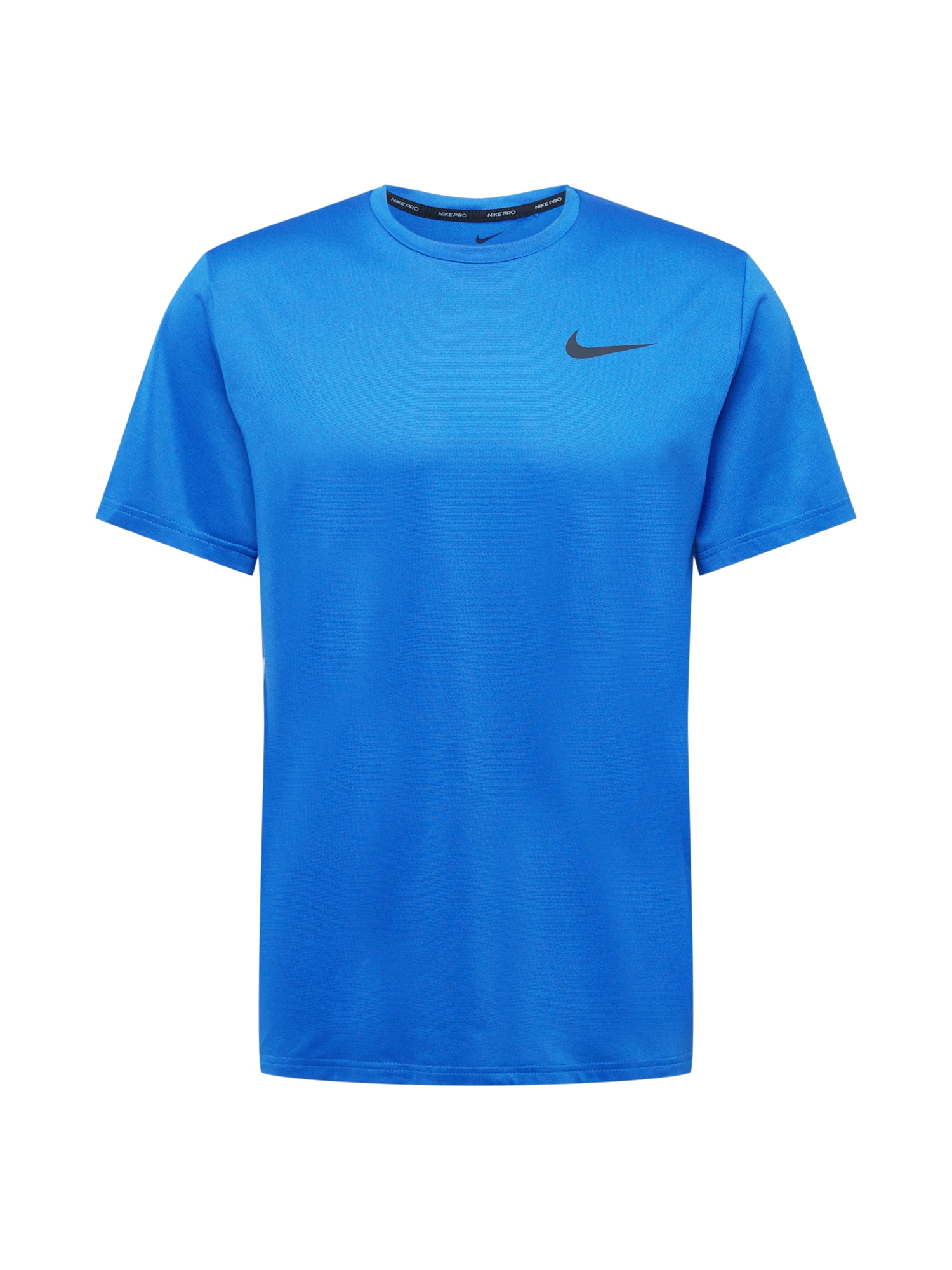 NIKE Funkcionalna majica  neonsko modra / črna