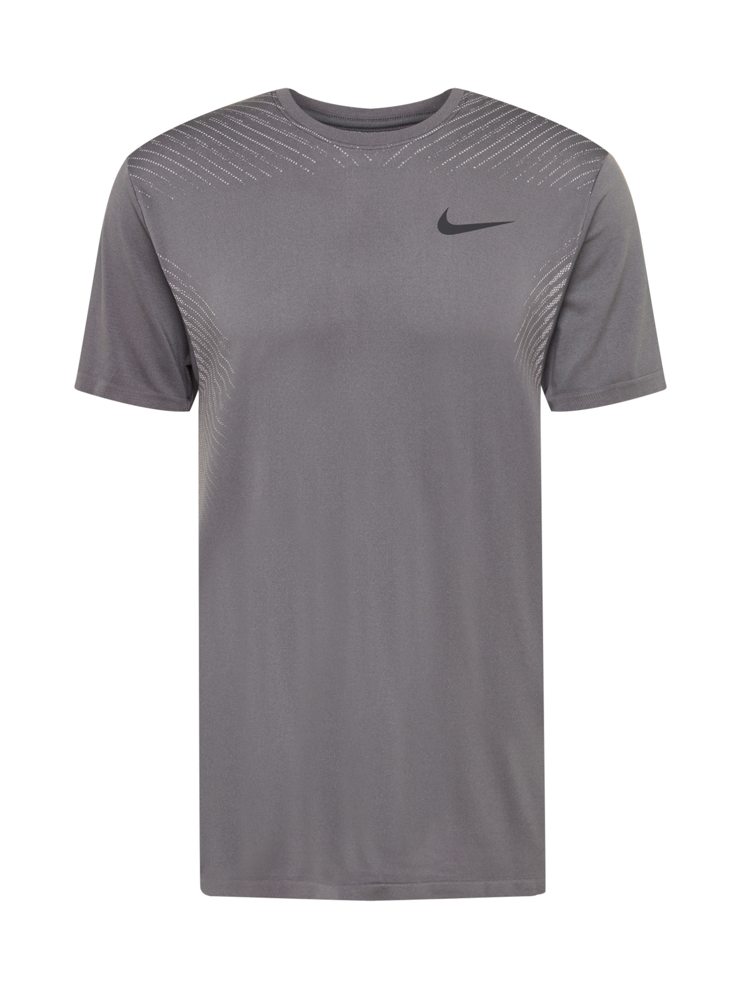 NIKE Funkcionalna majica  siva / črna