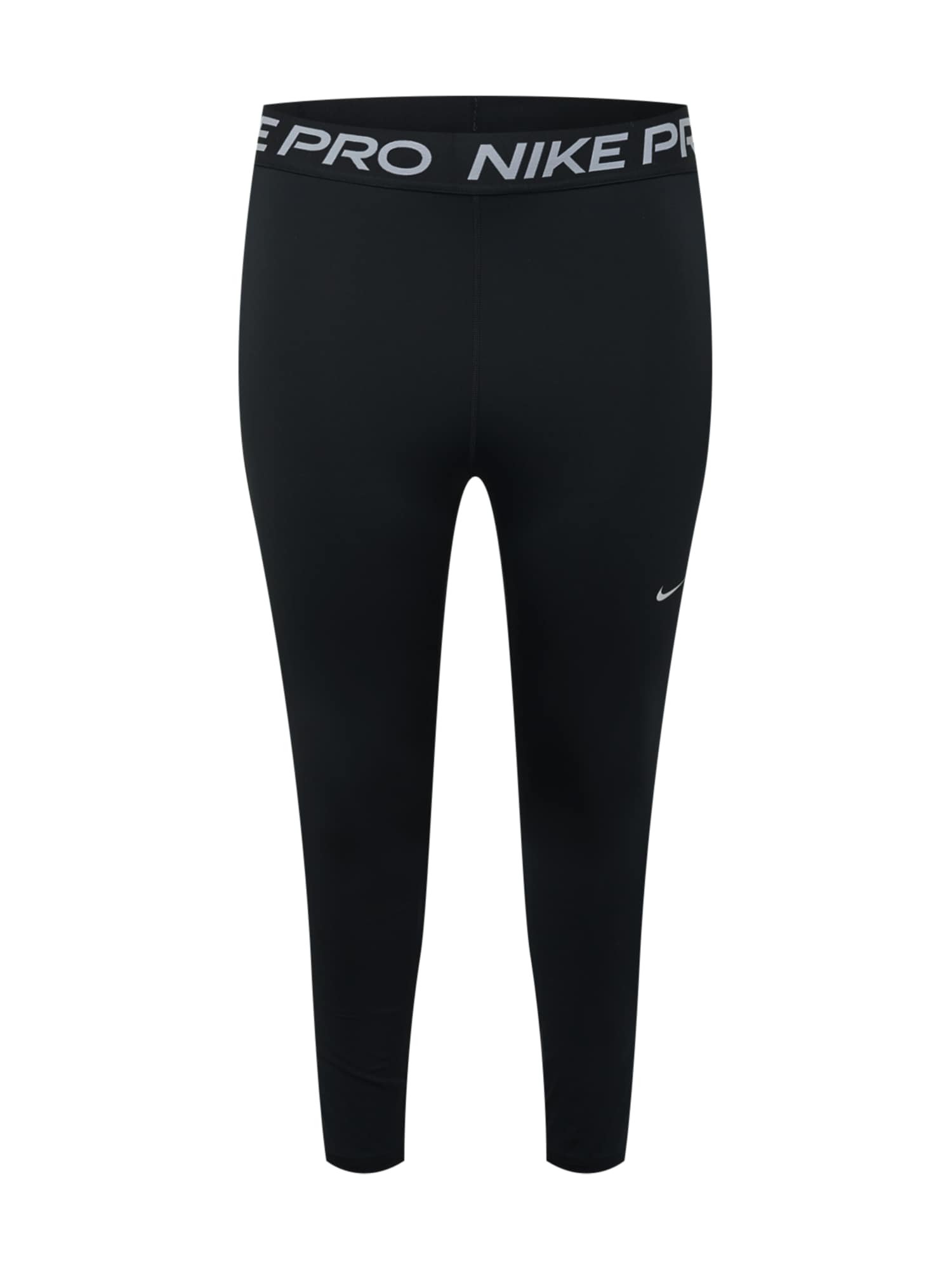NIKE Športne hlače  črna / bela