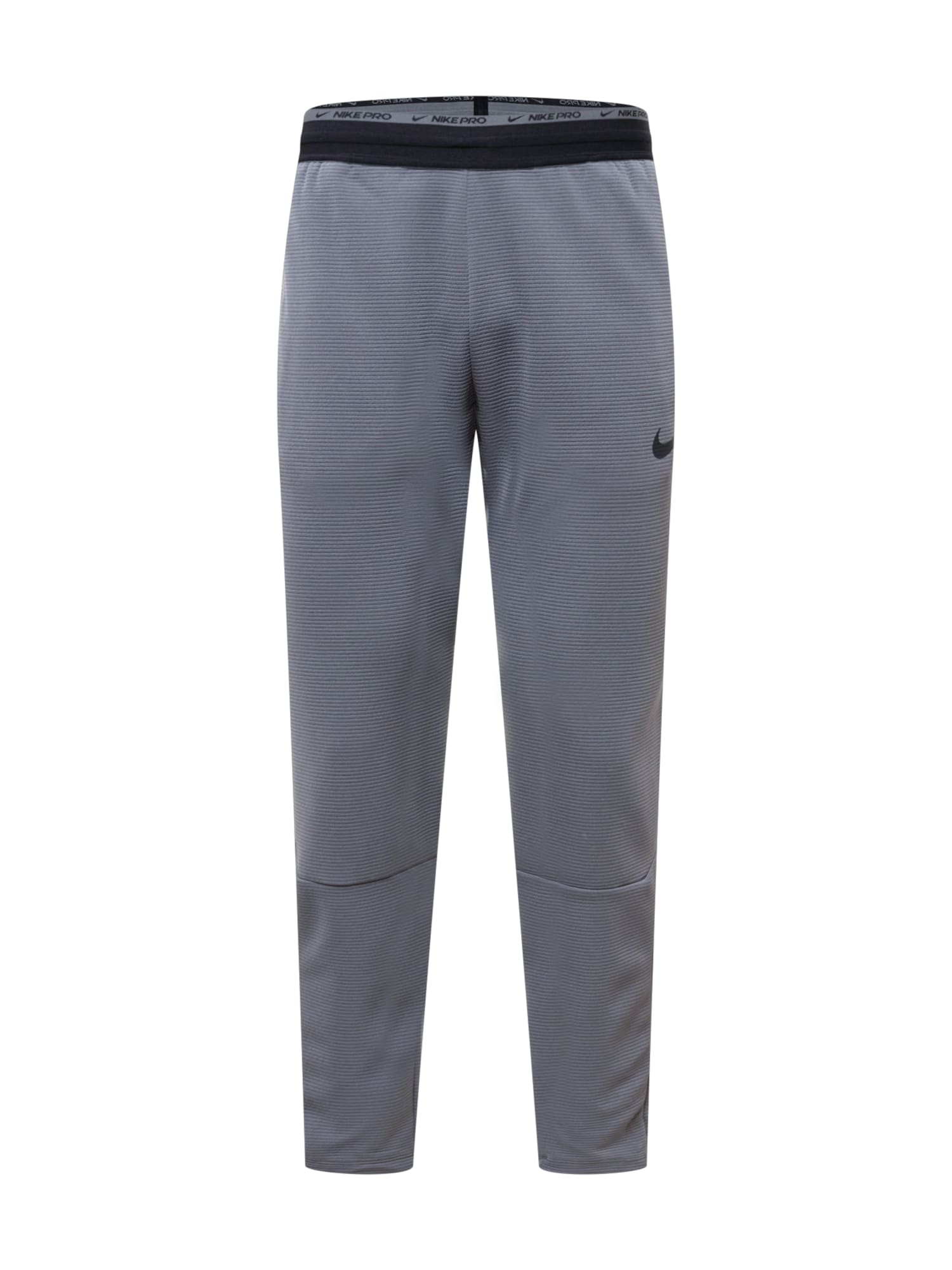 NIKE Športne hlače  siva / črna