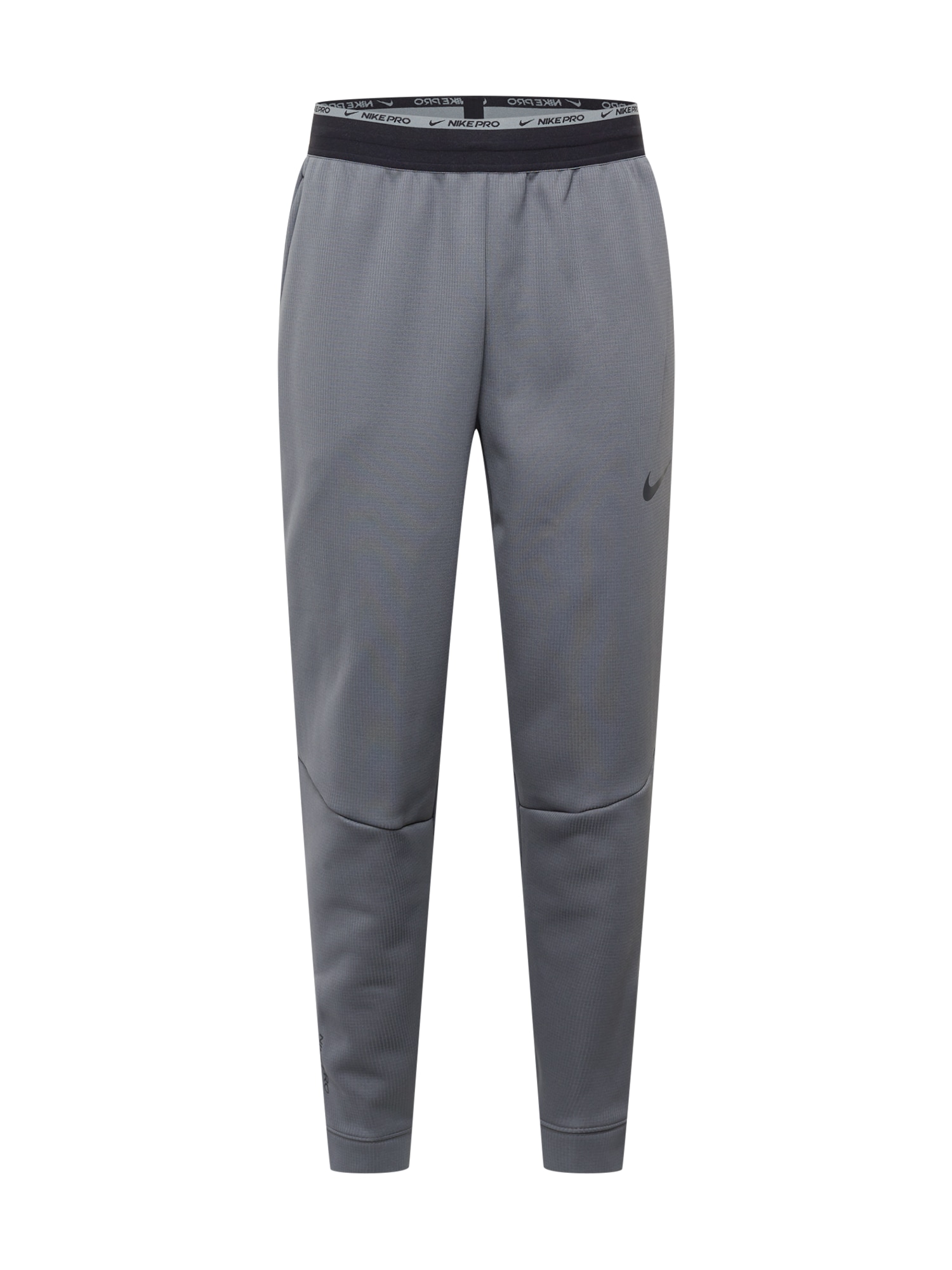 NIKE Športne hlače  siva / črna