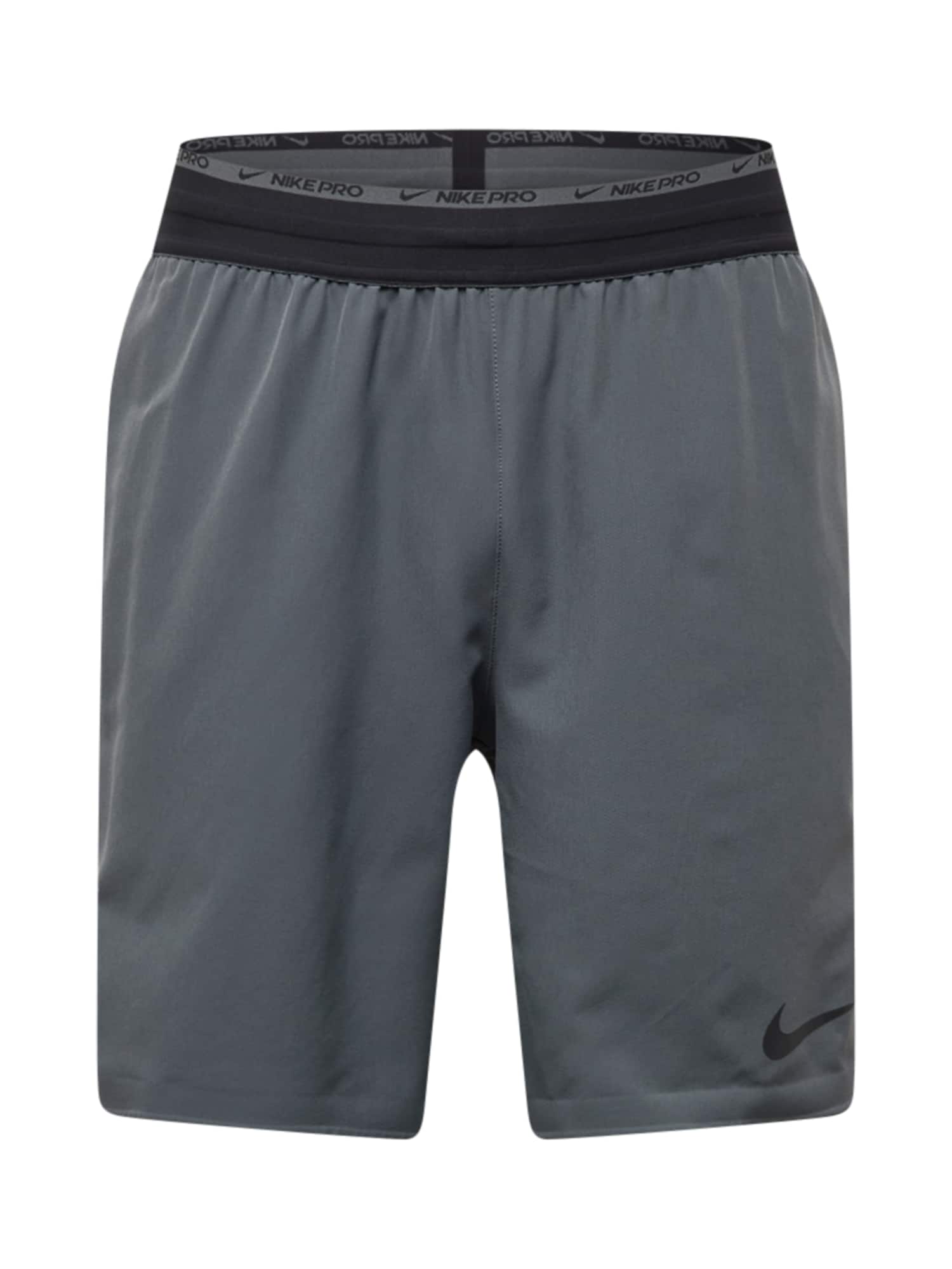 NIKE Športne hlače  temno siva / črna