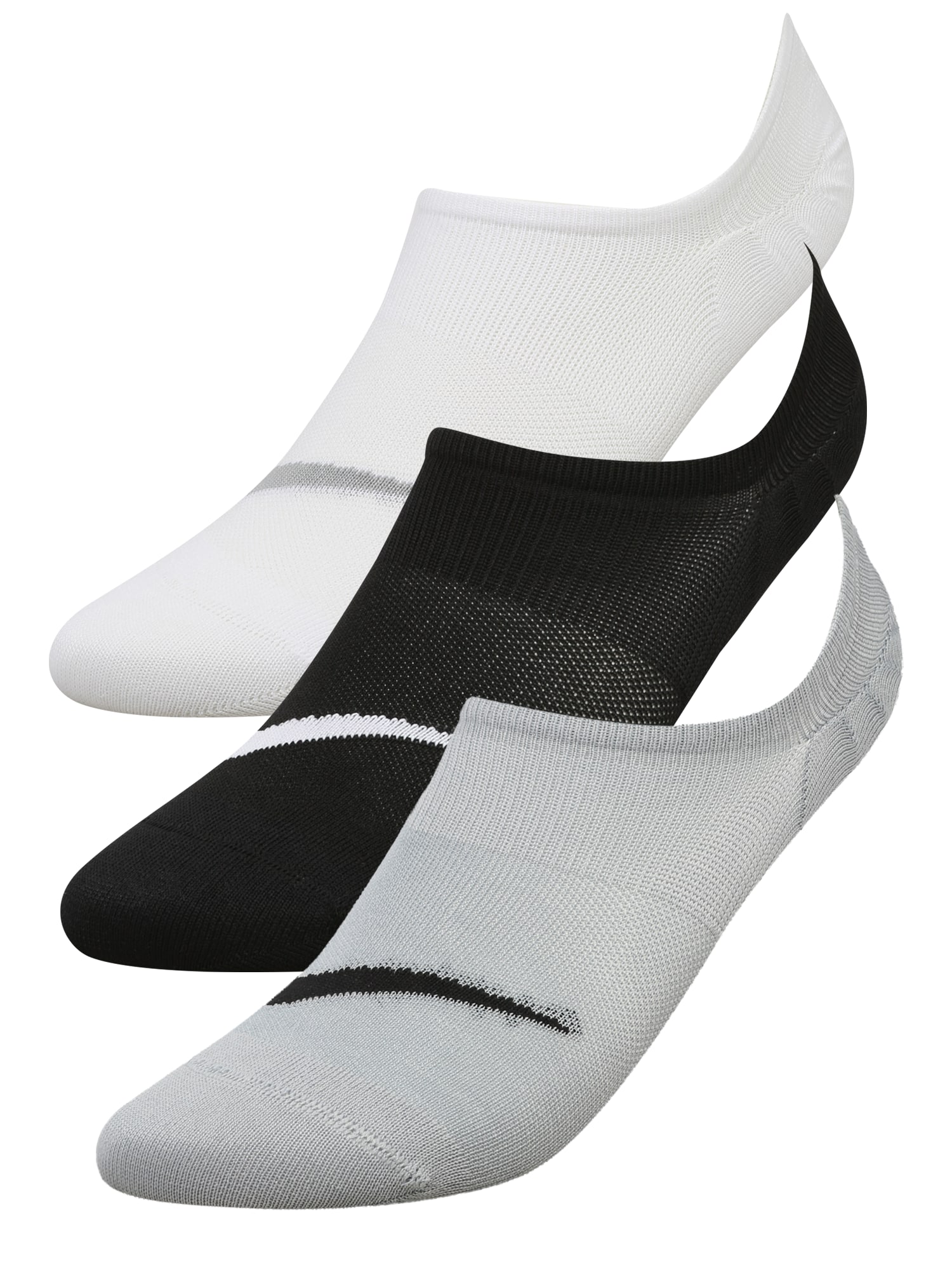 NIKE Športne nogavice  siva / črna / bela