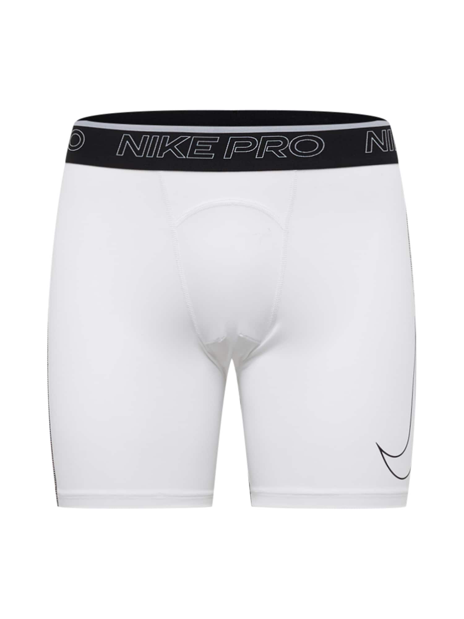 NIKE Športne spodnjice  črna / bela