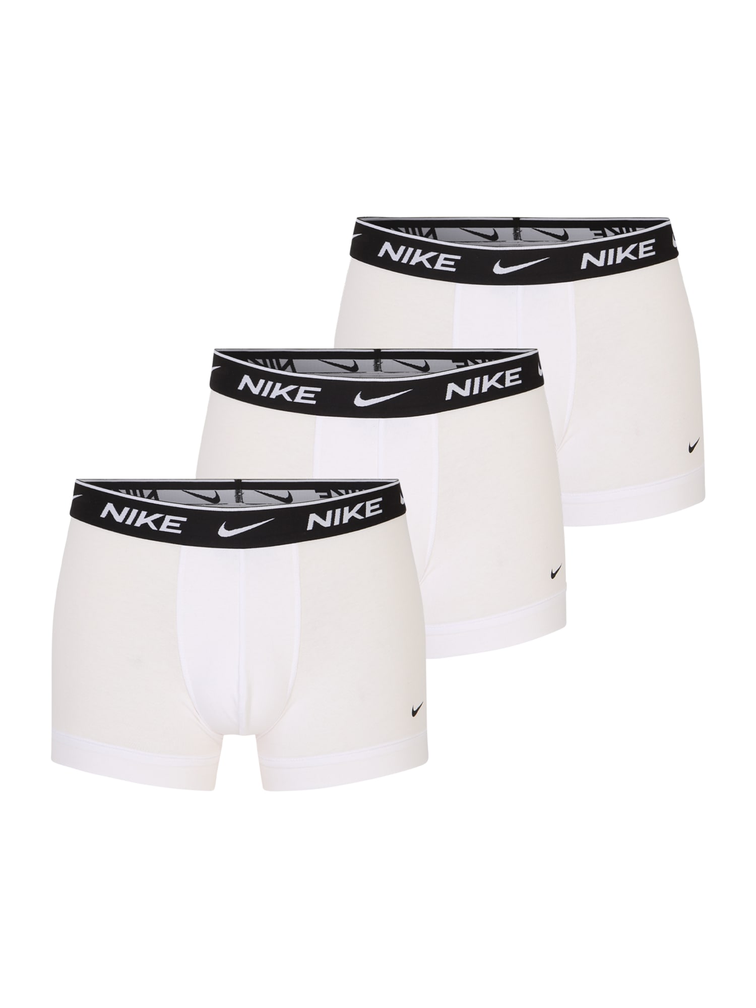 NIKE Športne spodnjice  črna / bela
