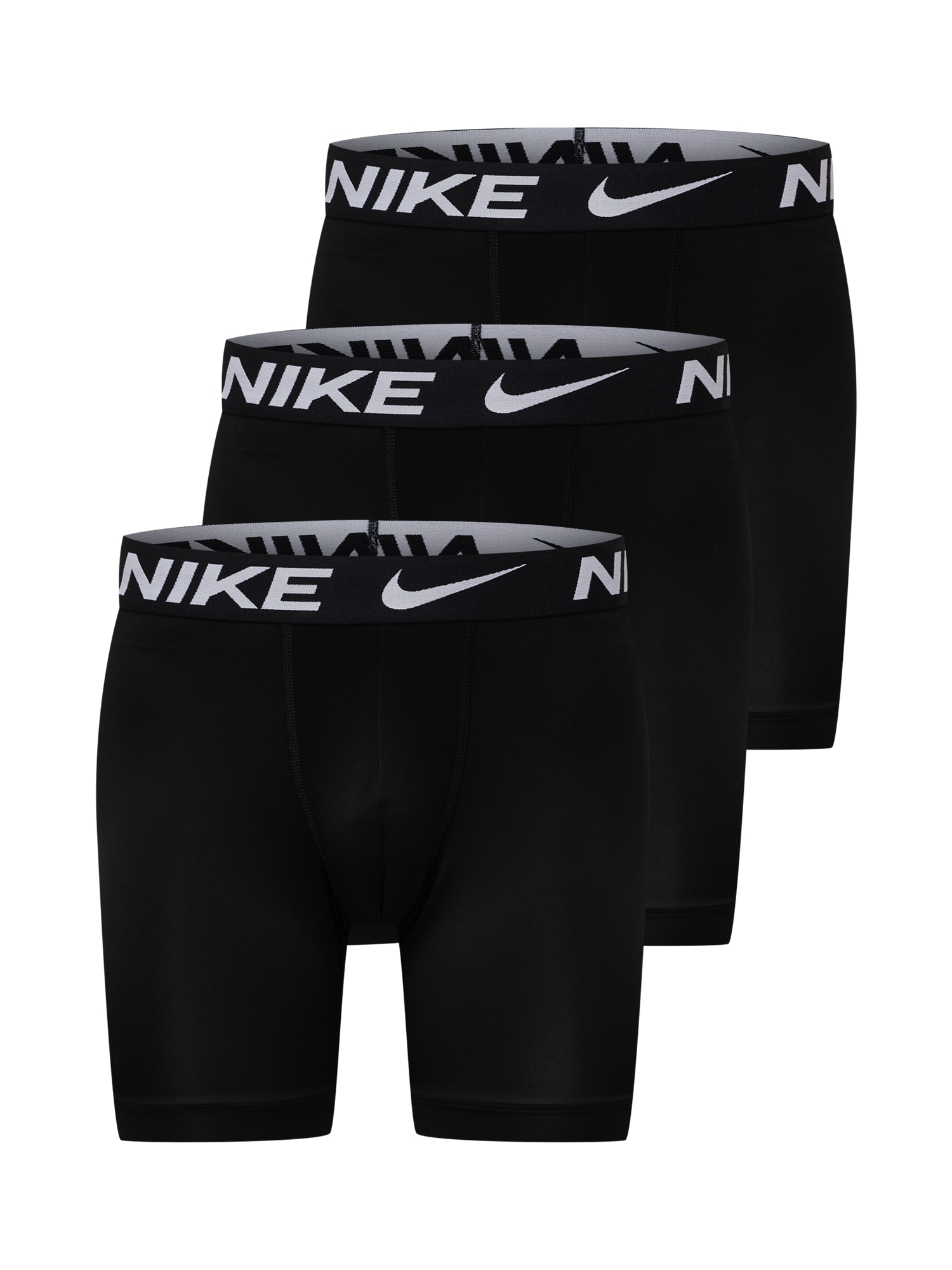 NIKE Športne spodnjice  črna / bela