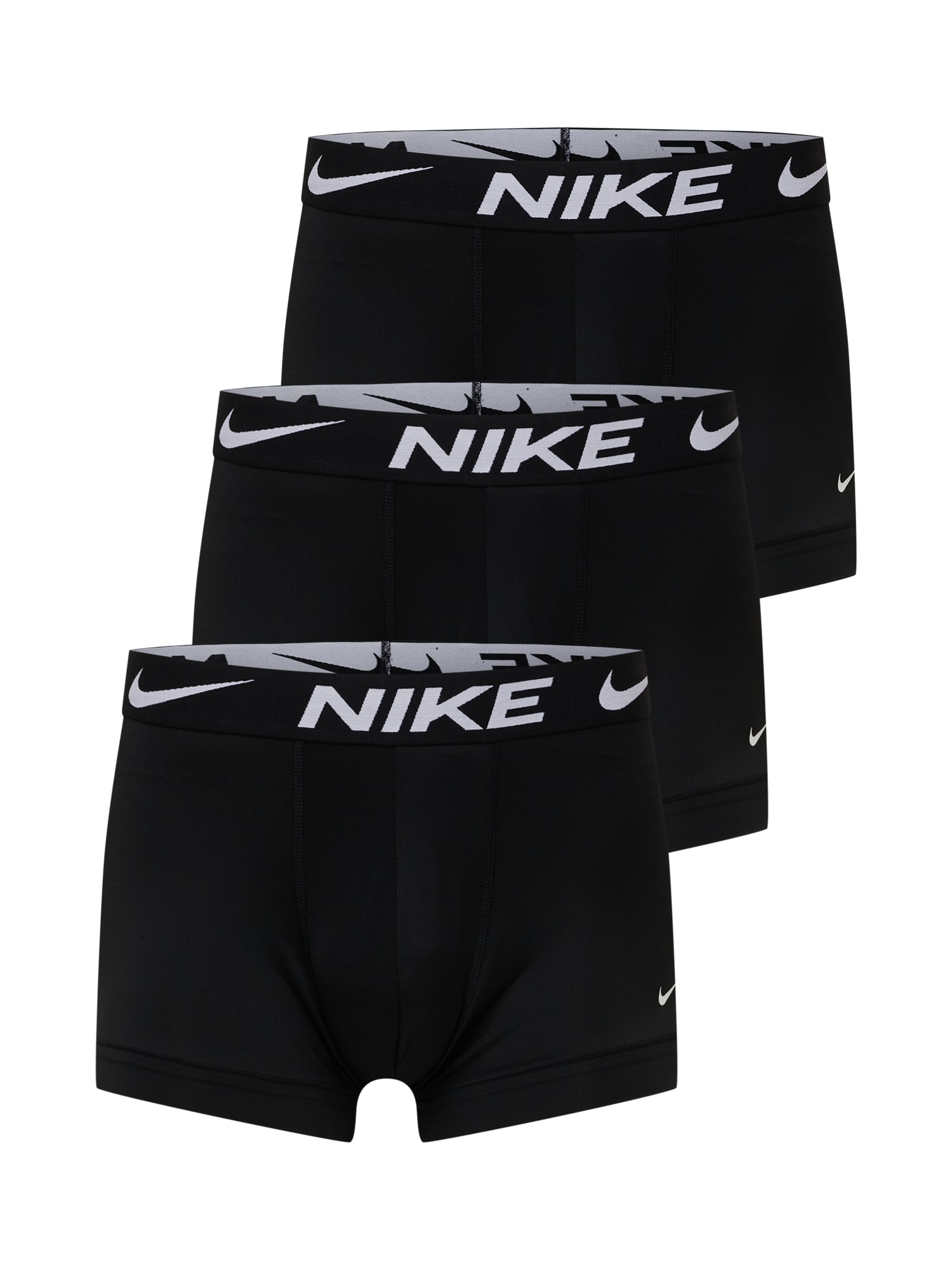 NIKE Športne spodnjice  črna / bela