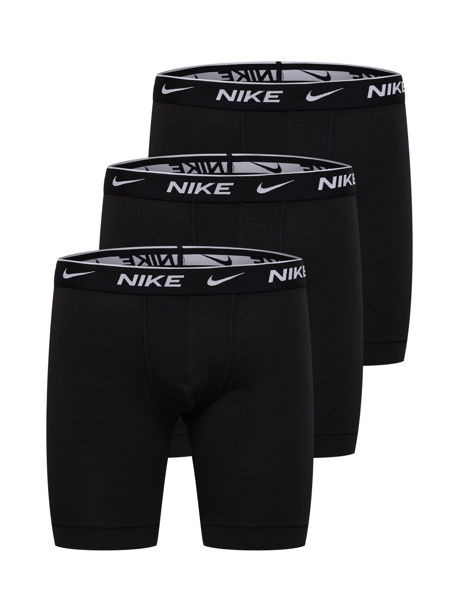NIKE Športne spodnjice  črna / bela