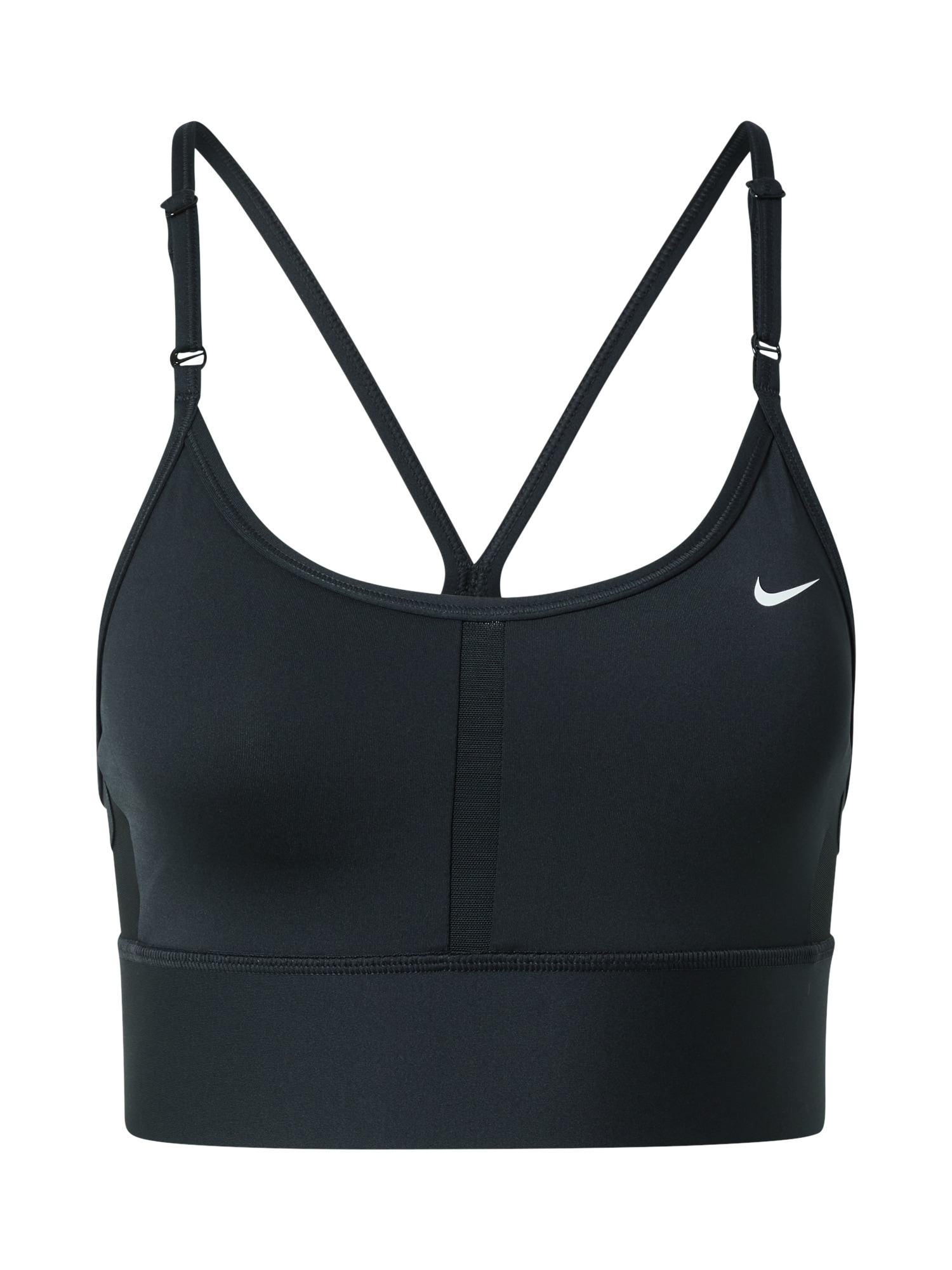 NIKE Športni nederček 'Indy'  črna / bela