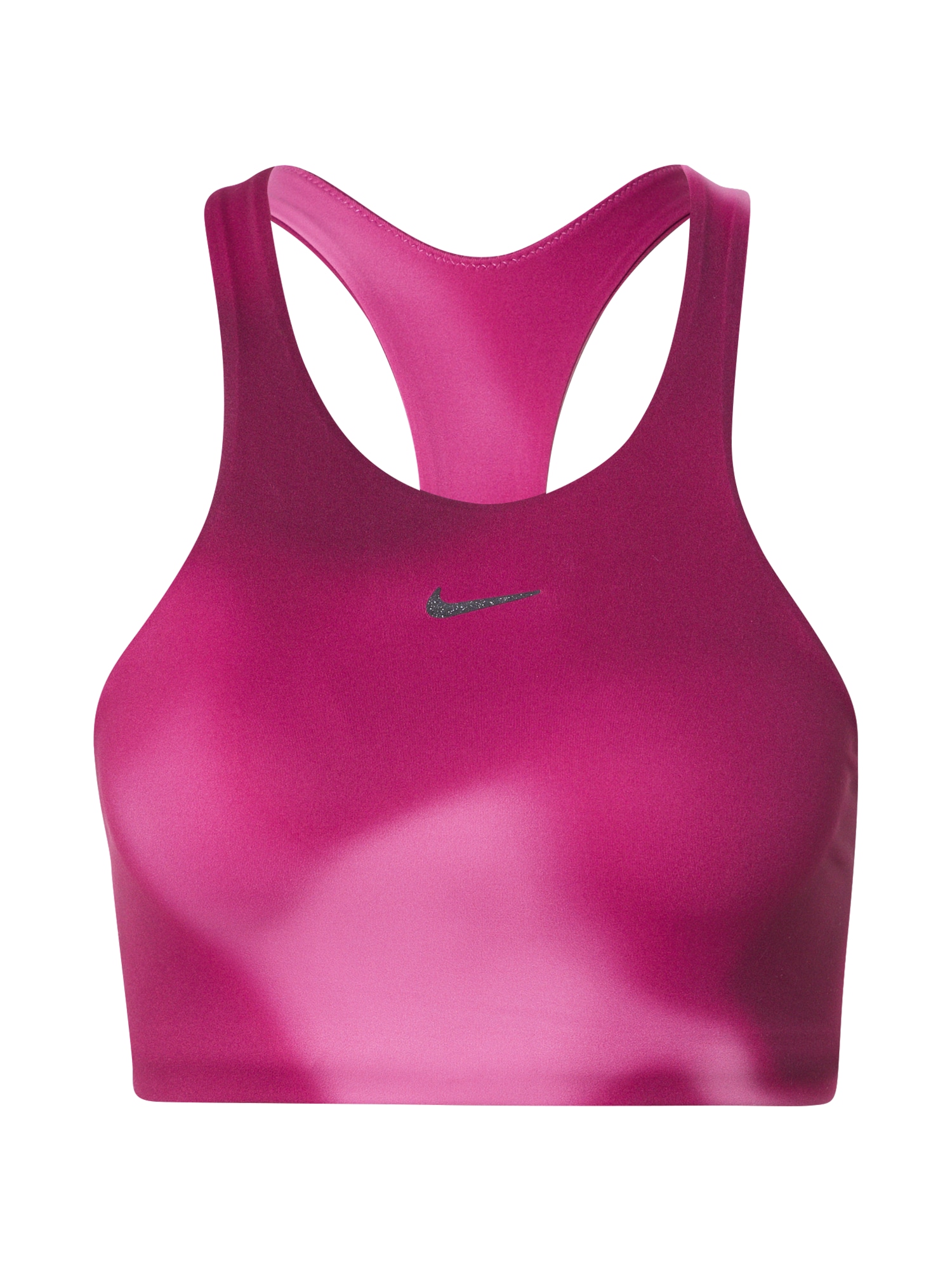 NIKE Športni nederček  fuksija / svetlo roza / srebrna