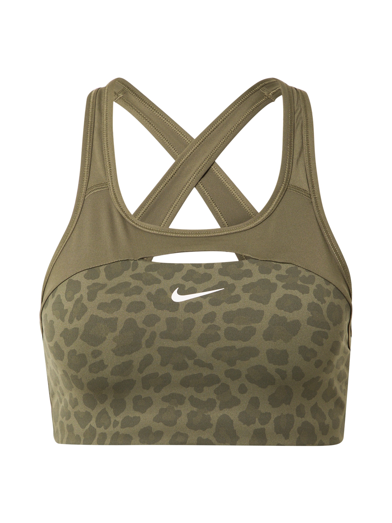 NIKE Športni nederček  kaki / oliva