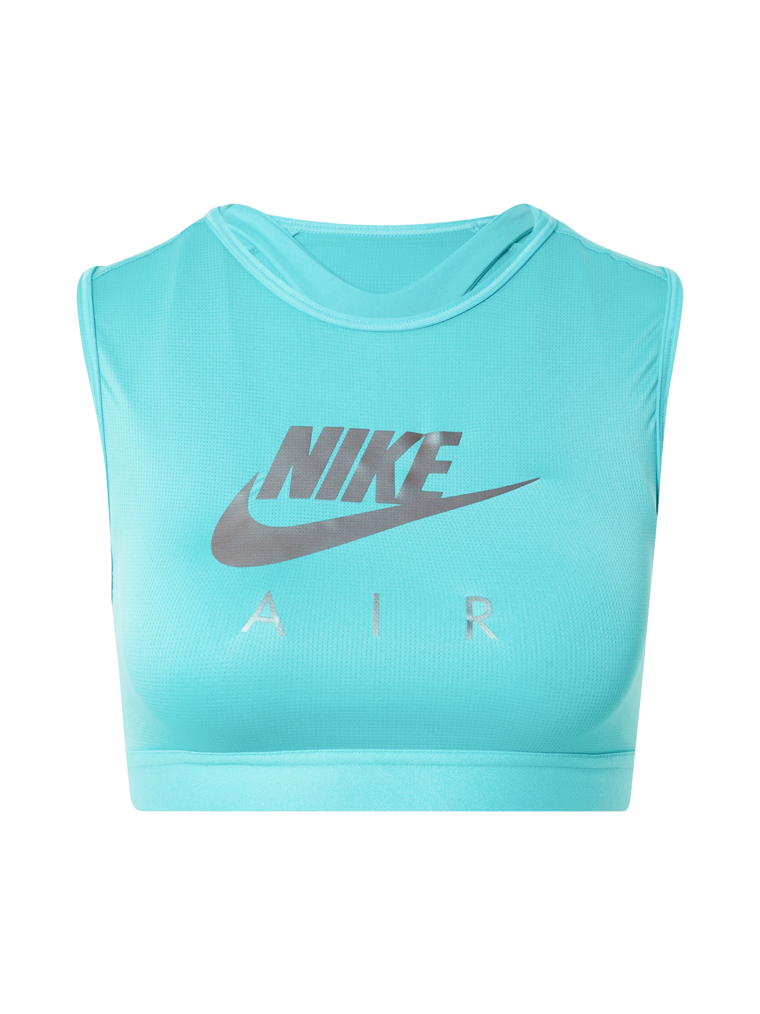 NIKE Športni nederček  voda / temno siva
