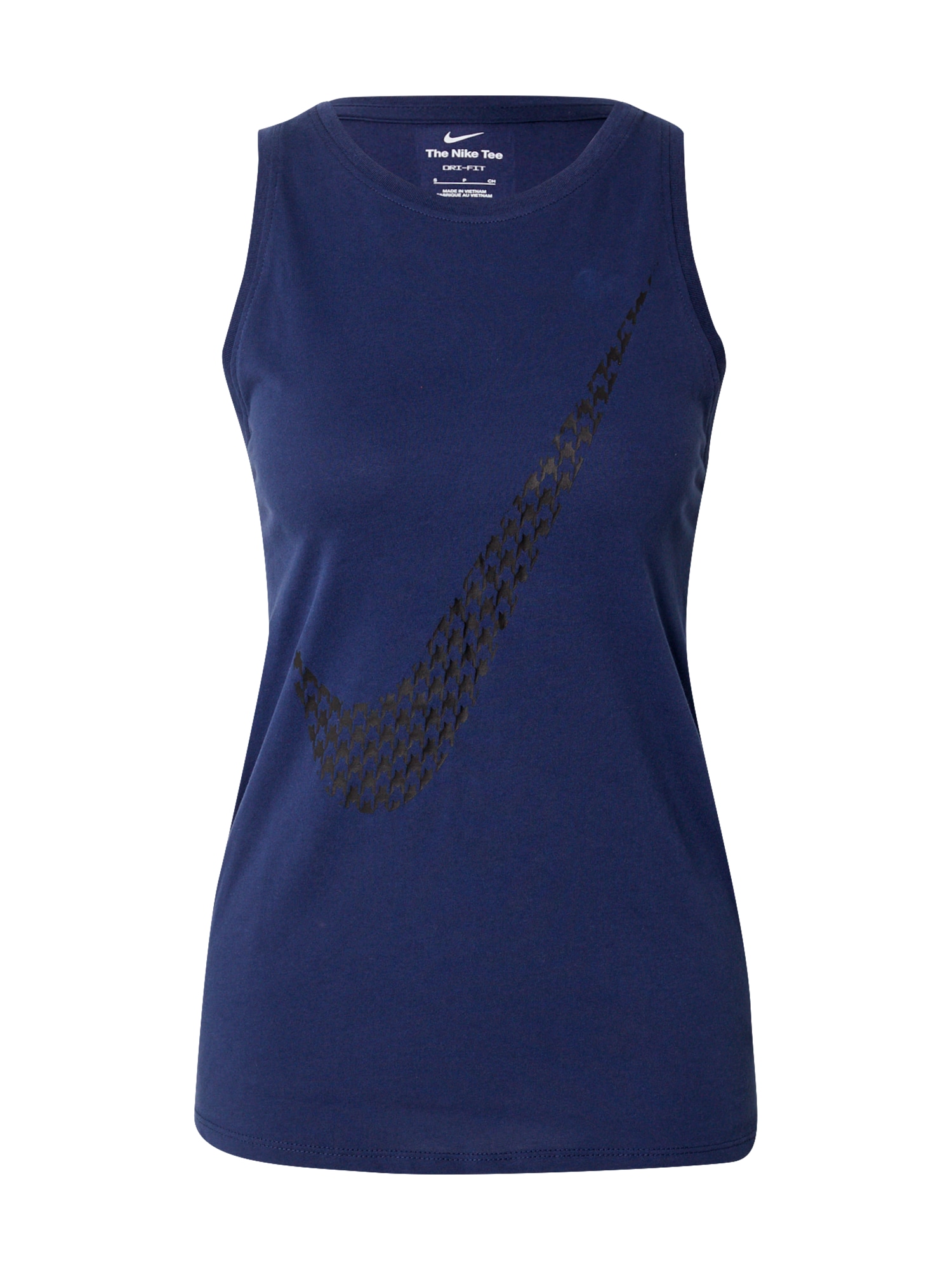 NIKE Športni top  mornarska / črna